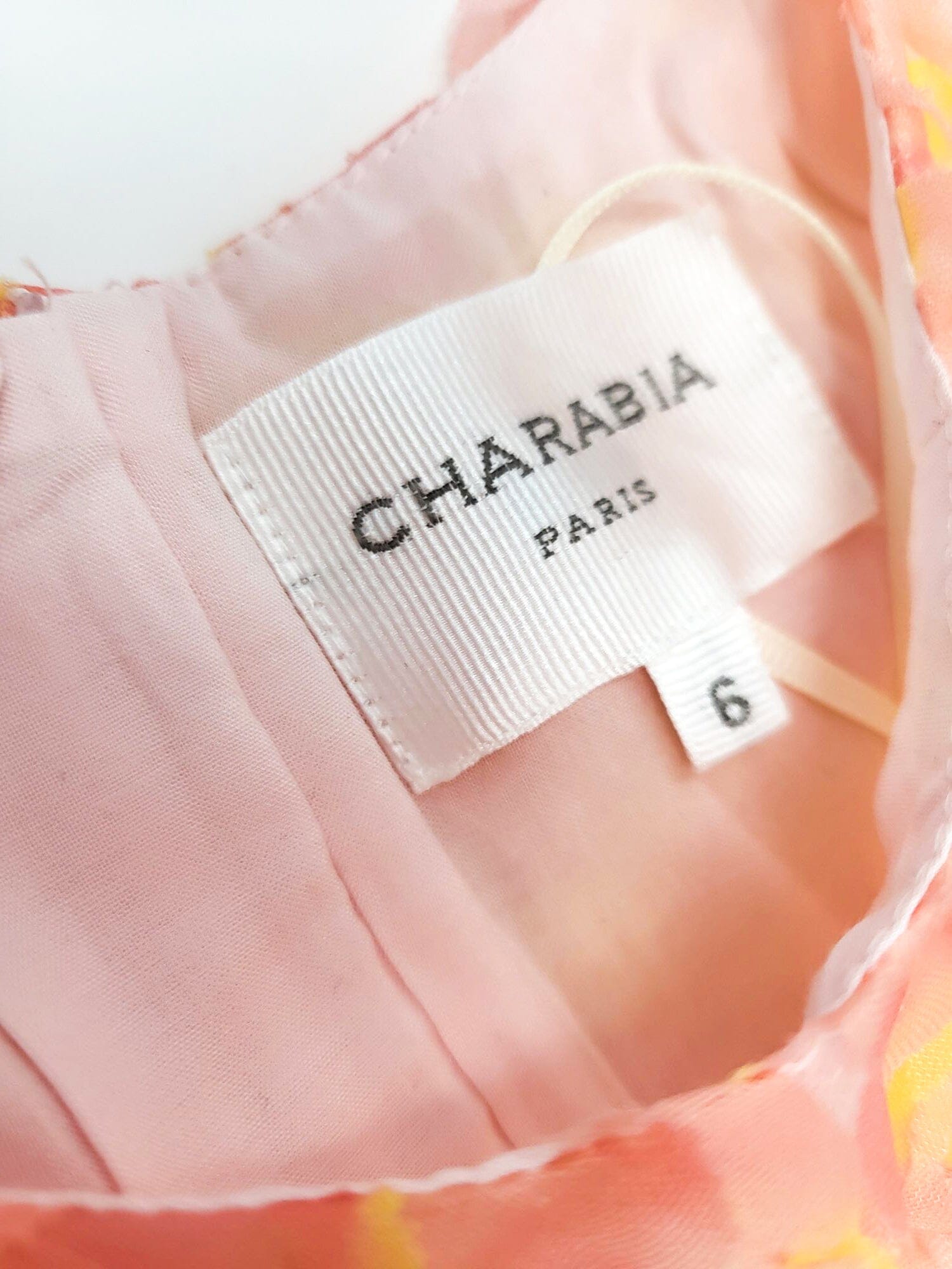 Charabia Tüllkleid – festlich & federleicht - rosa/gelb Kleid Charabia