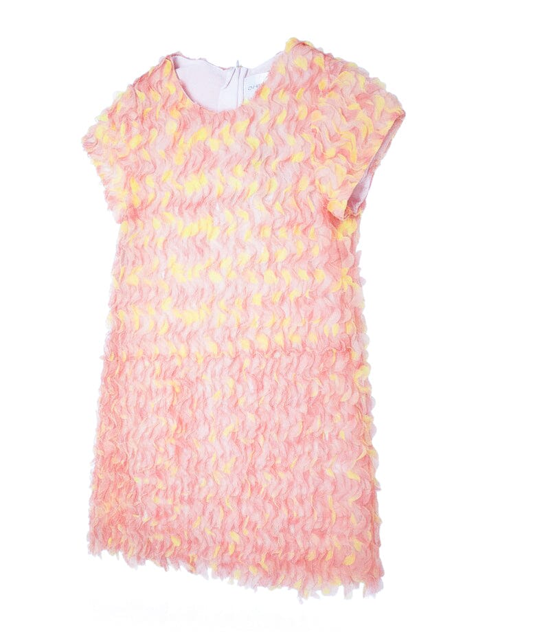 Charabia Tüllkleid – festlich & federleicht - rosa/gelb Kleid Charabia