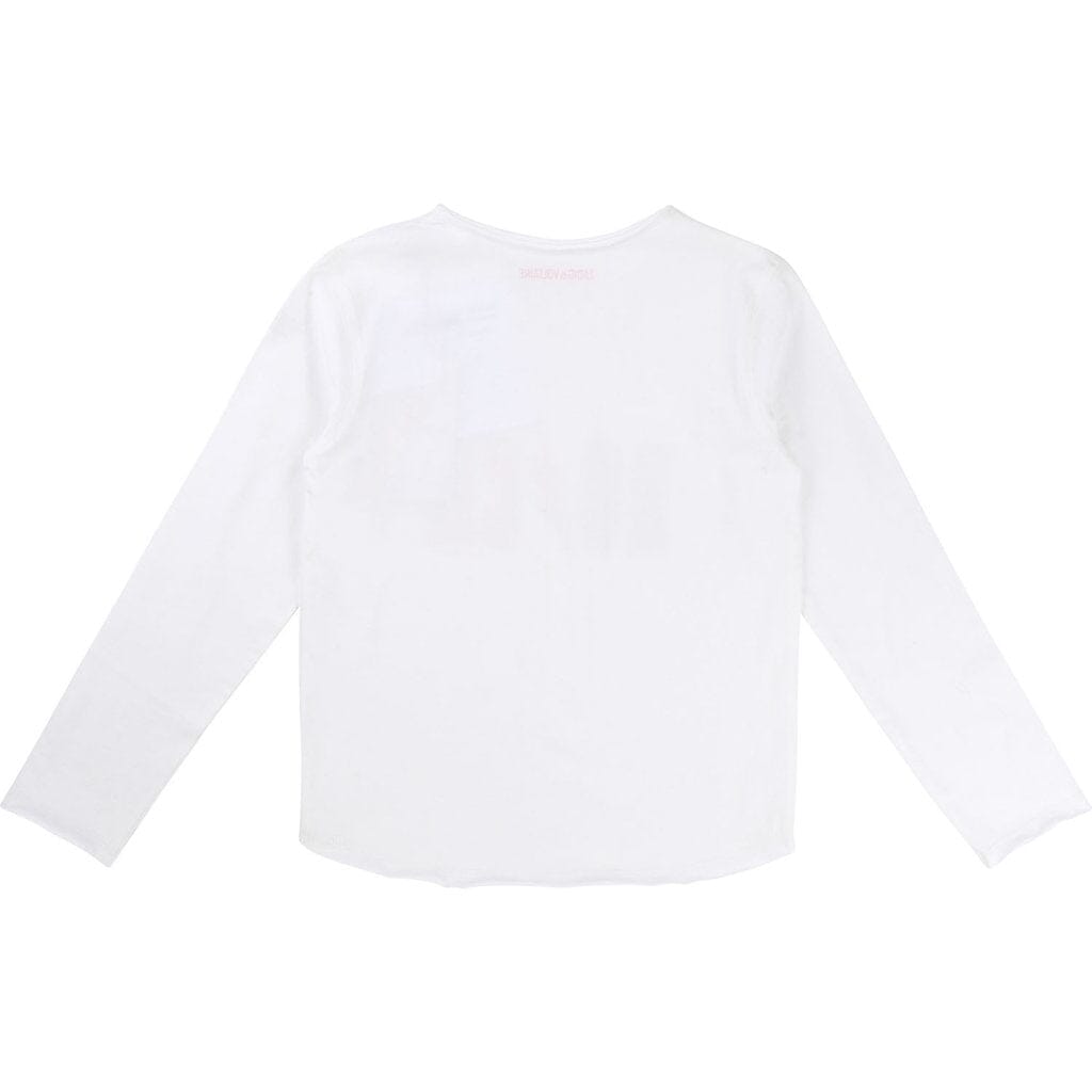 Zadig & Voltaire Longsleeve ROCK weiß rot Langarmshirt Zadig & Voltaire