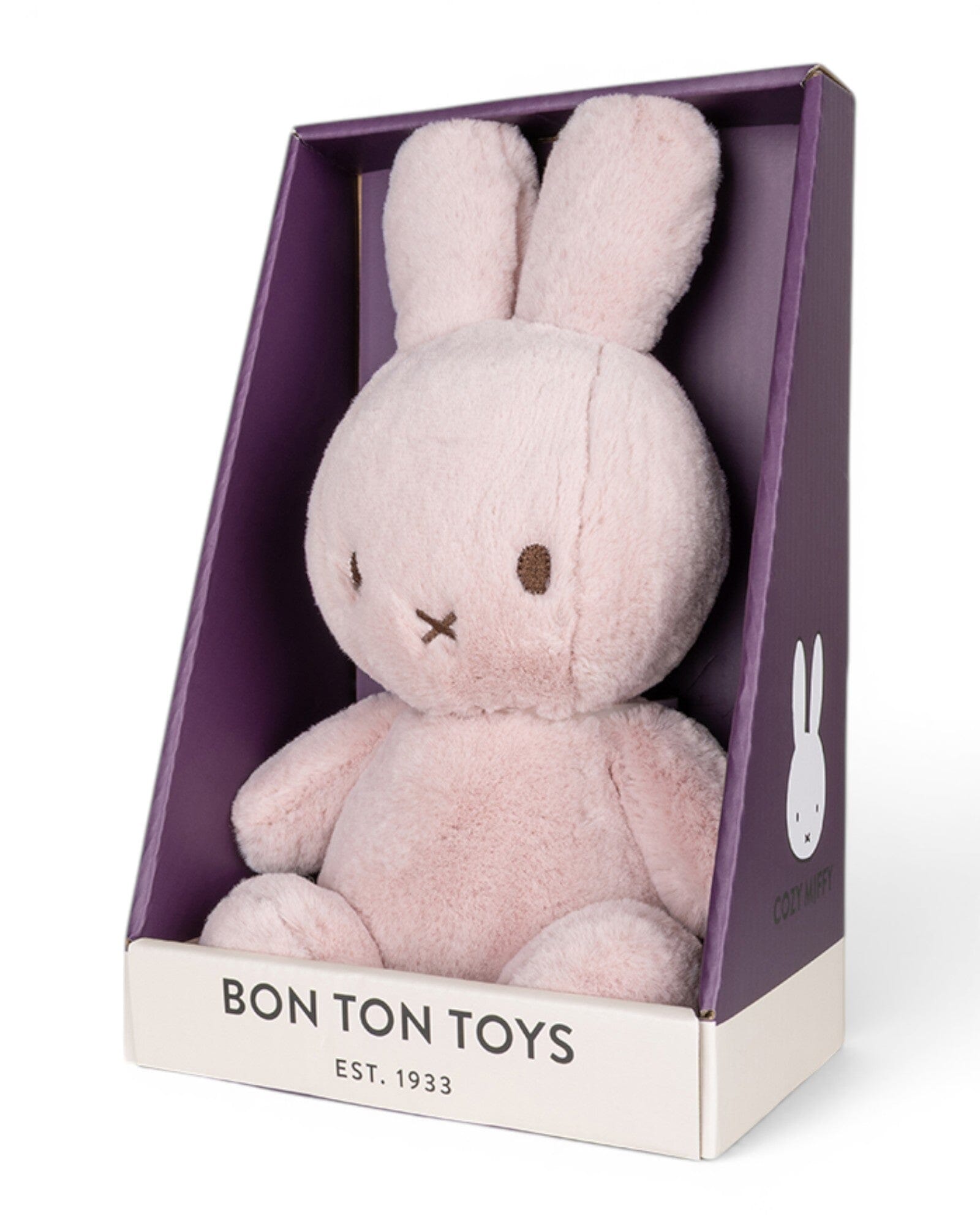 Cozy Miffy - The X Label - soft pink rosa in Geschenkbox 23 cm sitzend süß Kuscheltiere Bon Ton Toys x Miffy