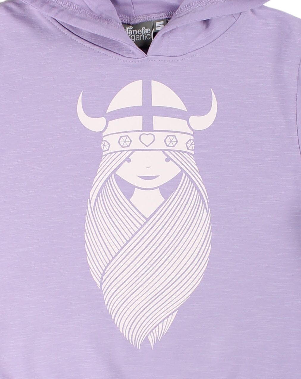 Danefae Hoodie mit Hörnern und Freya in lila Hoodie Danefae