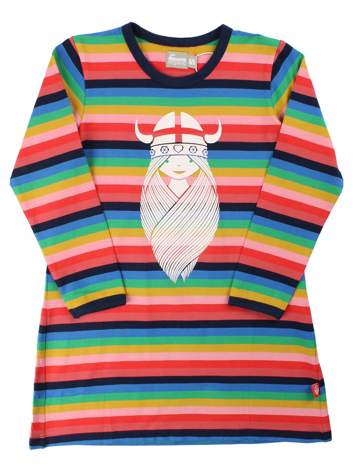 Danefae Kleid Freya Nanna Dress bunte Streifen Kleid Danefae