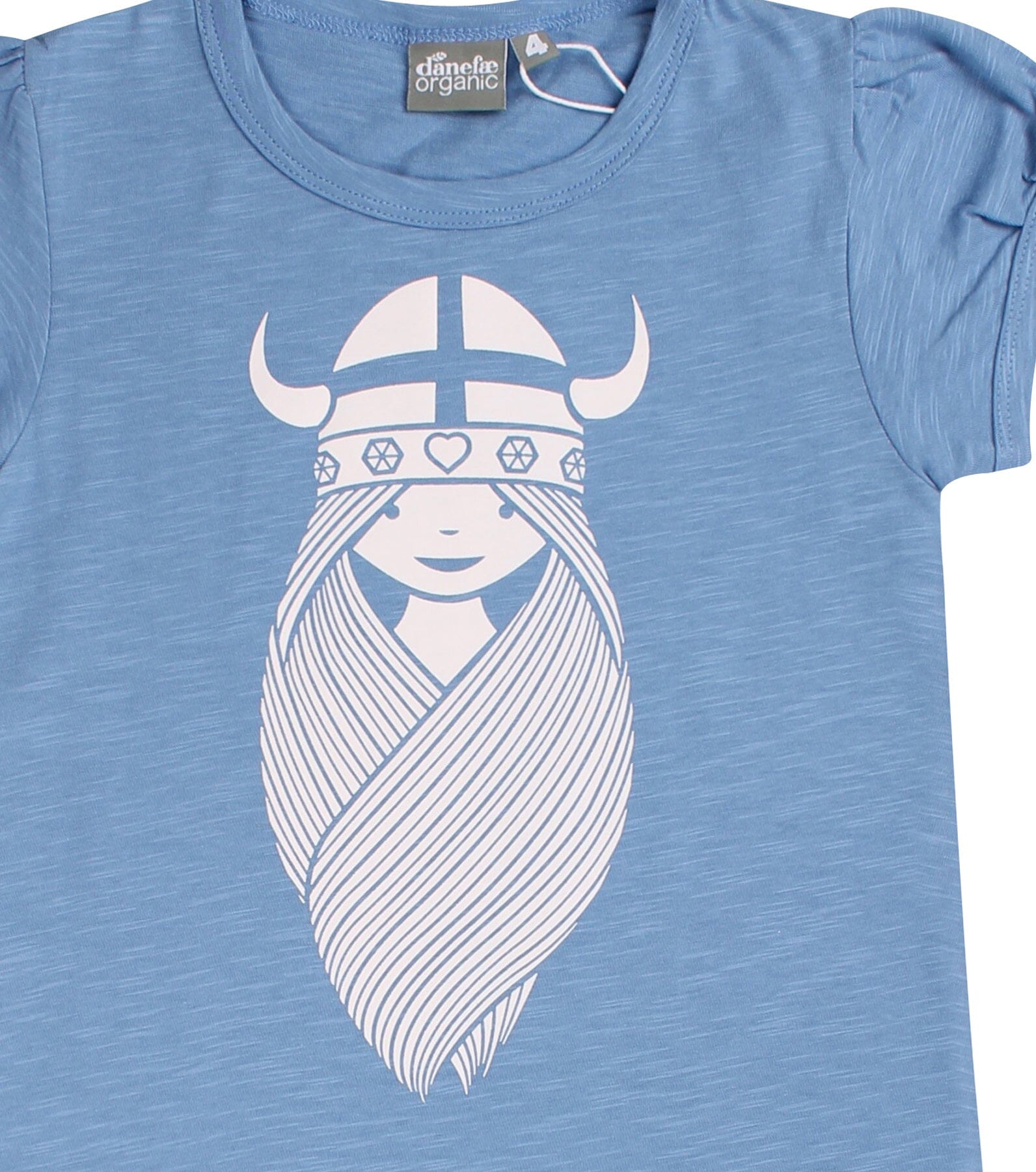 Danefae Kleid Freya Organic Star Dress hellblau waterblue Kleid Danefae