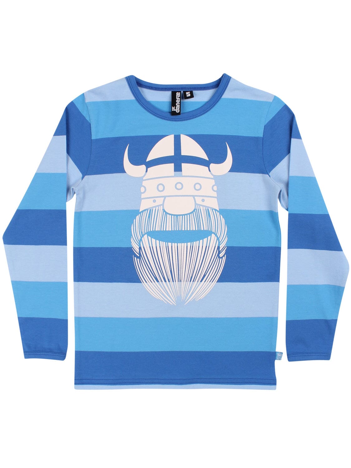 Danefae Langarmshirt blaue Blockstreifen Wikinger Erik Langarmshirt Danefae