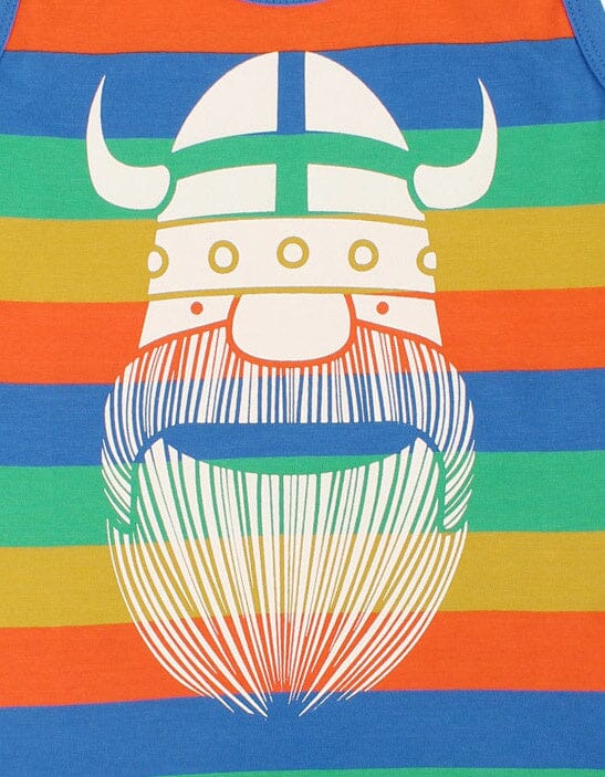 Danefae Unterwäsche Set mit bunten Streifen und Wikinger Erik Unterwäsche Danefae