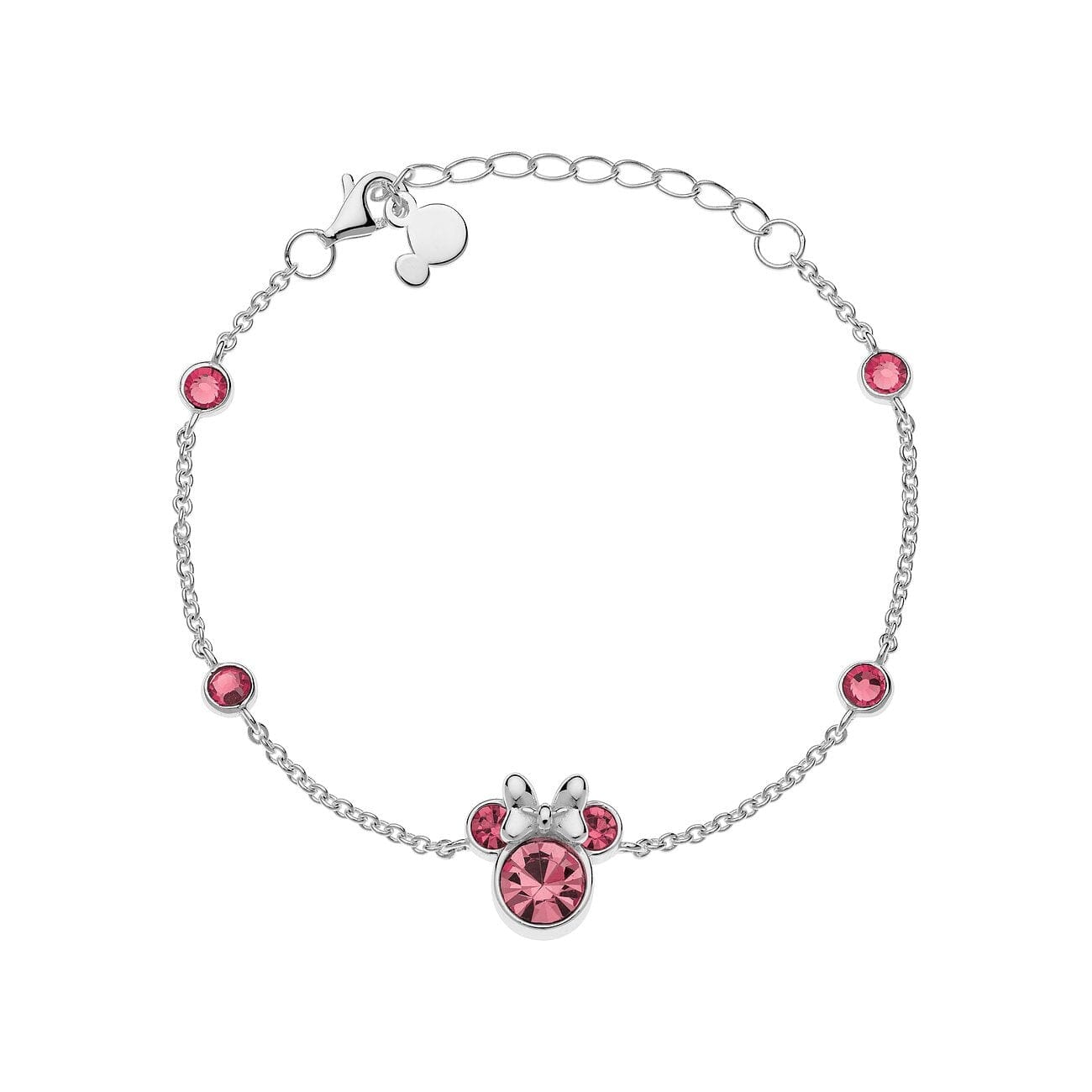Disney Kinder Armband Minnie Mouse ©DISNEY rosa aus 925er Silber Armbänder DISNEY