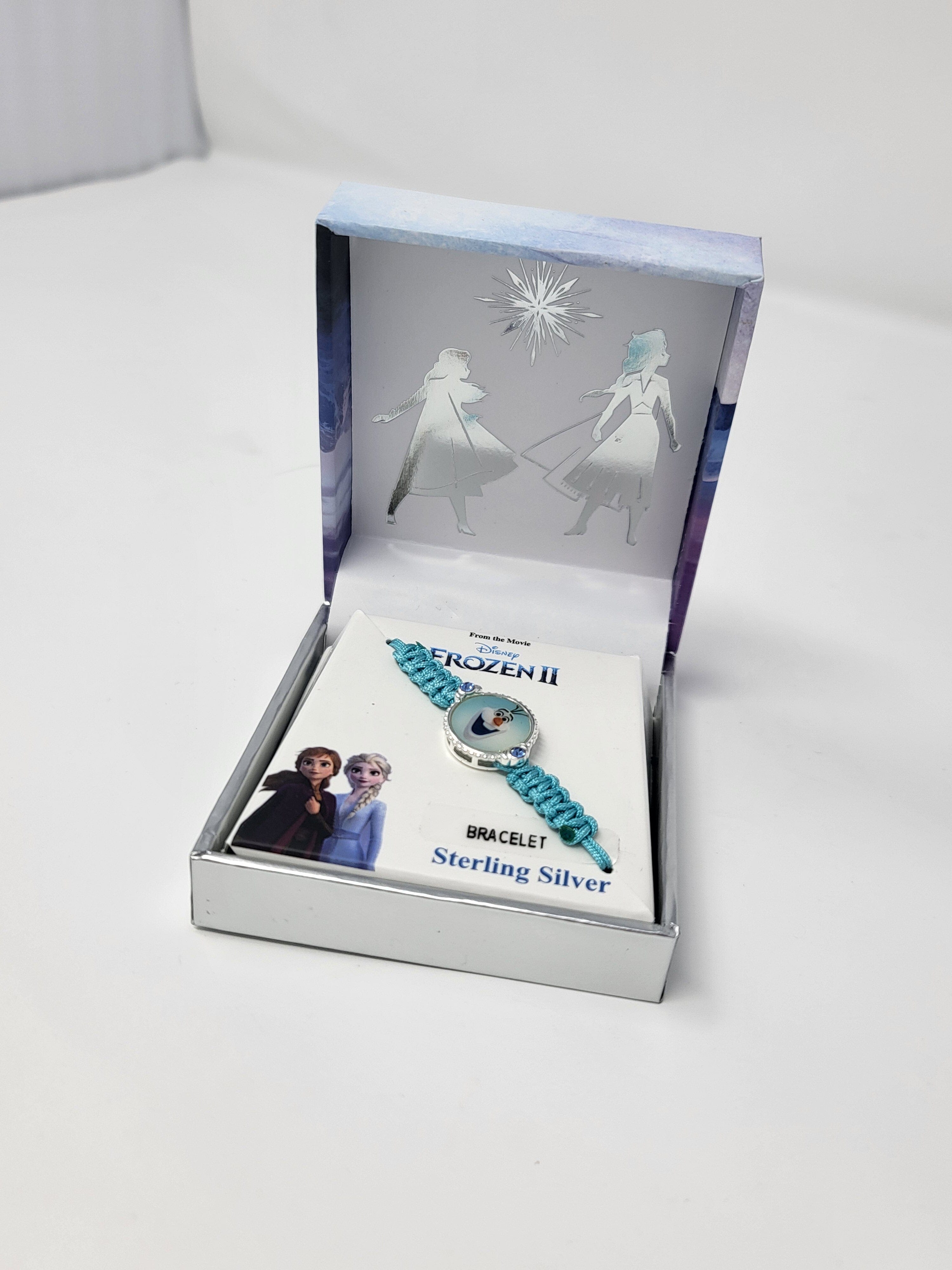 Disney Kinder Armband Frozen II „Olaf“ Sterling Silber & Textil ©DISNEY Armband DISNEY
