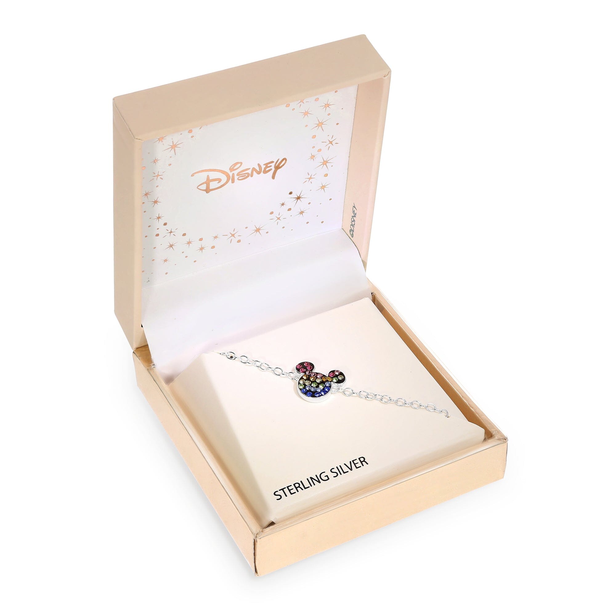 Disney Kinder Armband Mickie Mouse ©DISNEY mehrfarbig aus 925er Silber Armbänder DISNEY