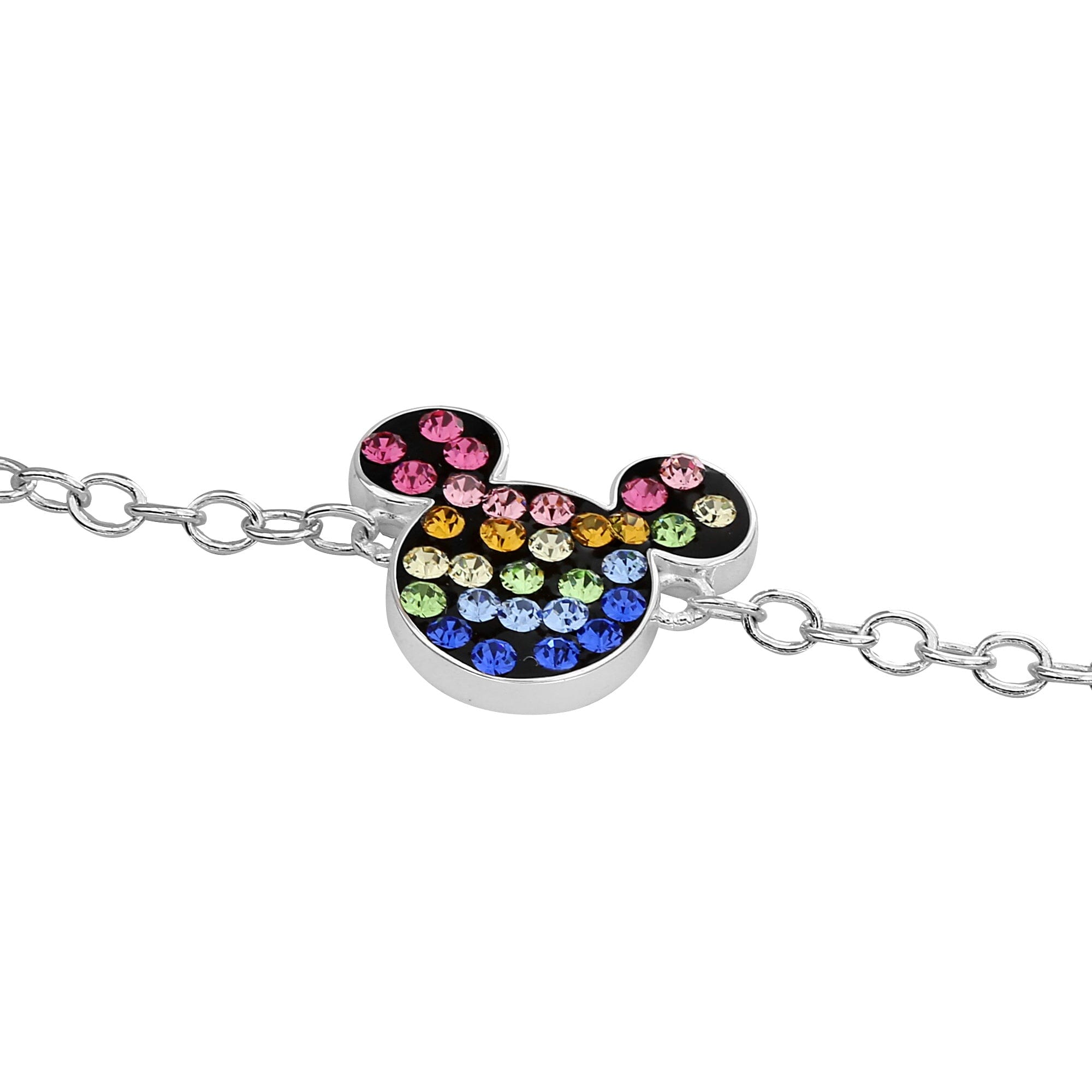 Disney Kinder Armband Mickie Mouse ©DISNEY mehrfarbig aus 925er Silber Armbänder DISNEY