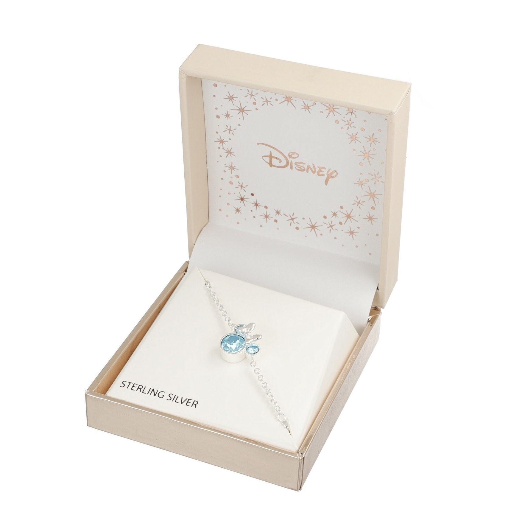 Disney Kinder Armband Minnie Mouse ©DISNEY blau aus 925er Silber Armbänder DISNEY