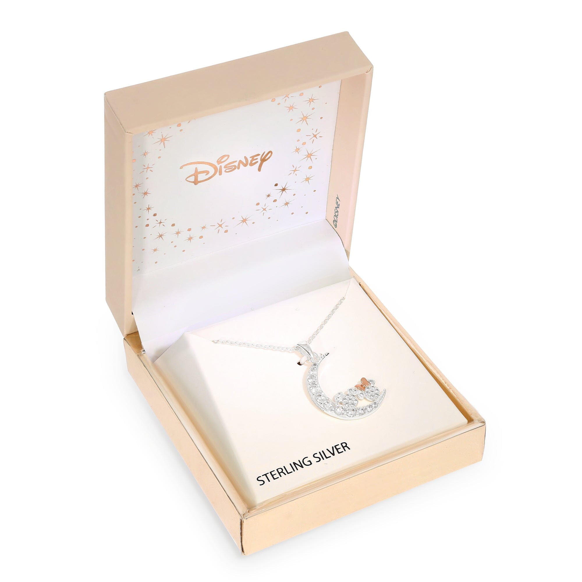 Disney Kinder Kette Mond Micky und Minnie Mouse ©DISNEY silber rosegold aus 925er Silber Ketten DISNEY