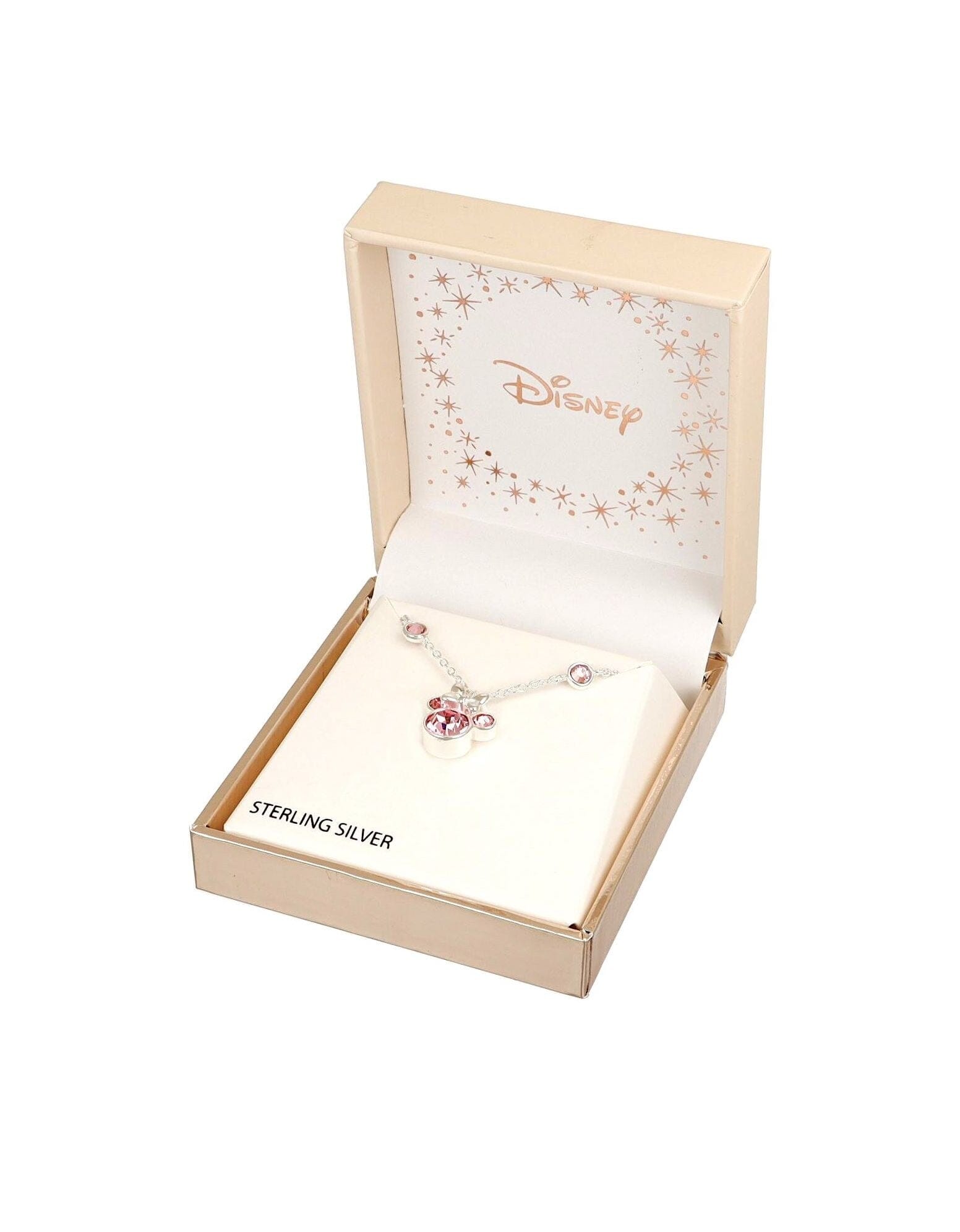 Disney Kinder Kette Minnie Mouse ©DISNEY rosa aus 925er Silber Ketten DISNEY