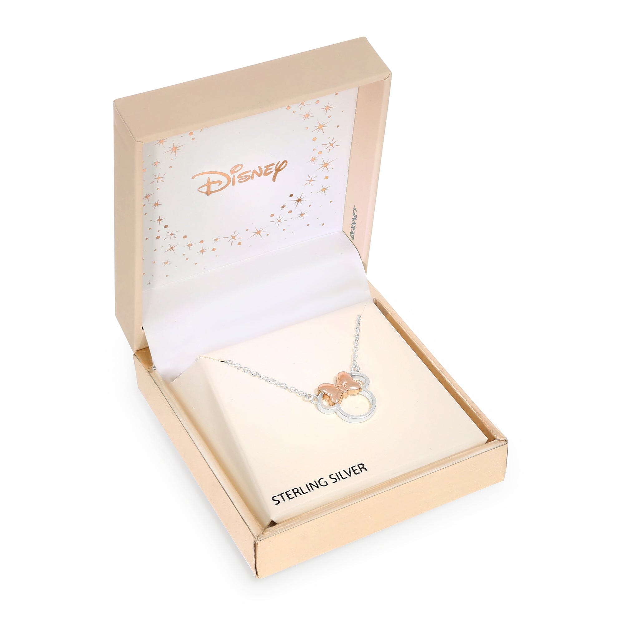 Disney Kinder Kette Minnie Mouse ©DISNEY Schleife silber rosegold Ketten DISNEY