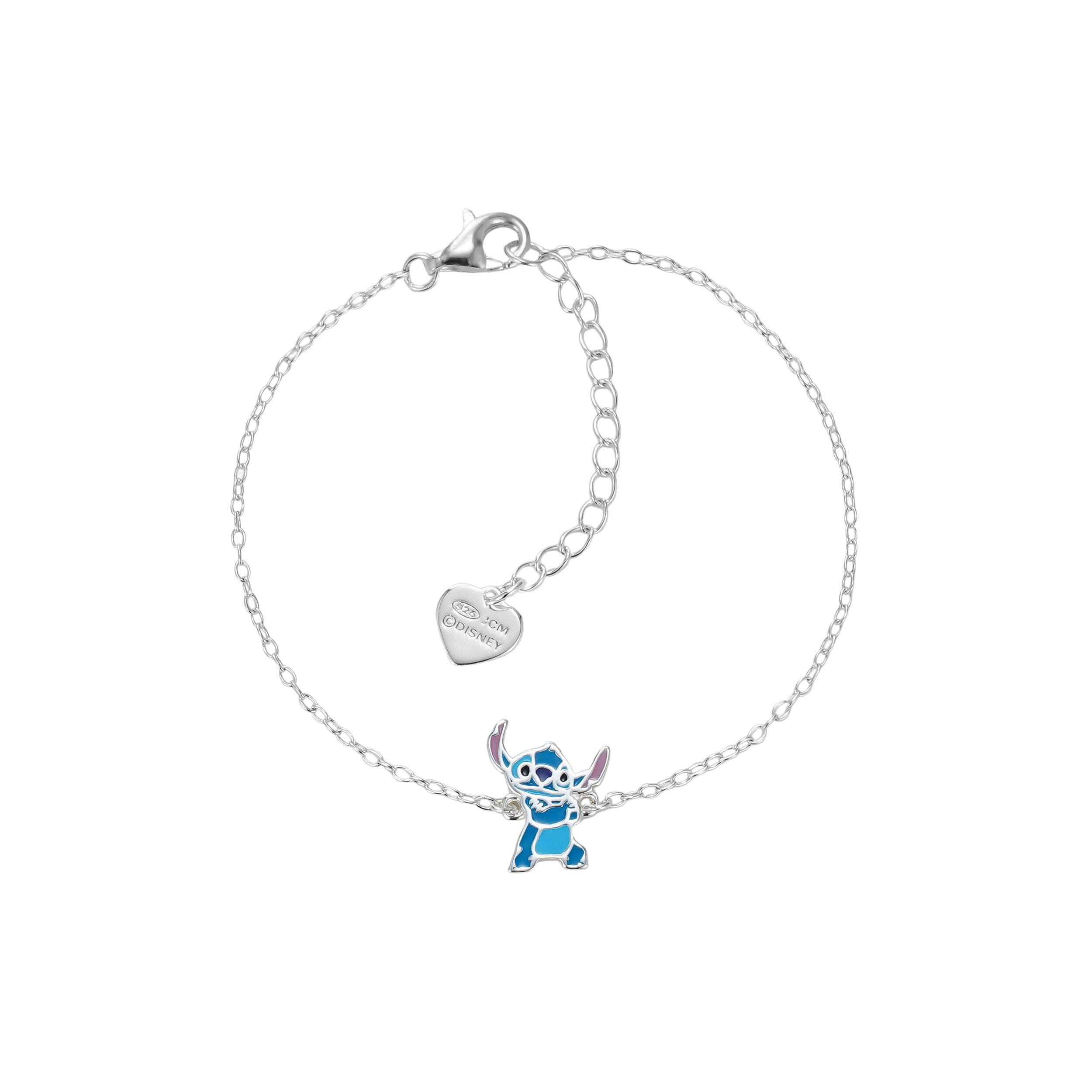 Disney Kinderarmband Stitch aus 925er Silber – verstellbar & bunt emailliert ©DISNEY Armbänder DISNEY