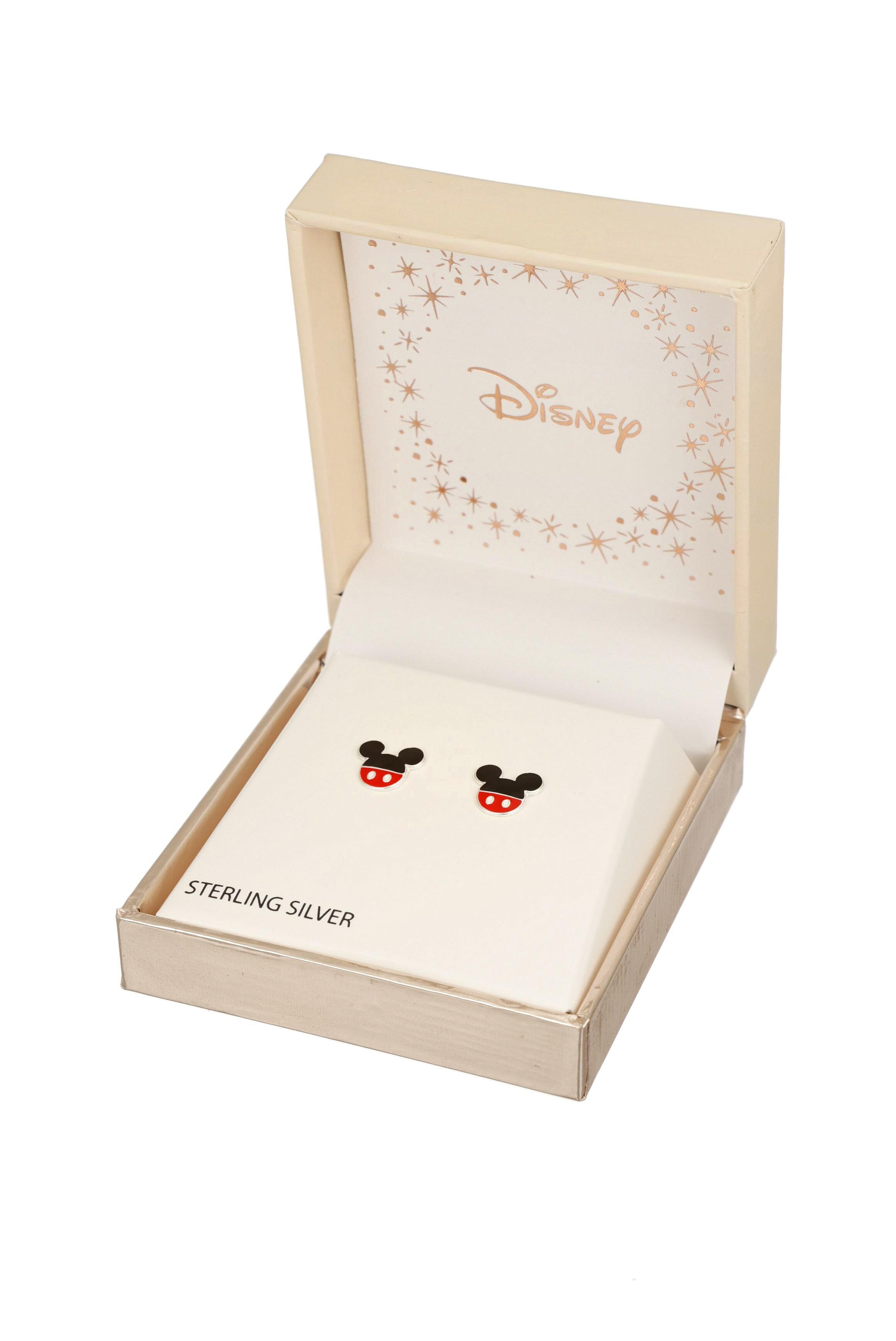 Disney Kinderohrringe Mickey Mouse – 925er Silber, Emaille-Design ©DISNEY Ohrringe DISNEY