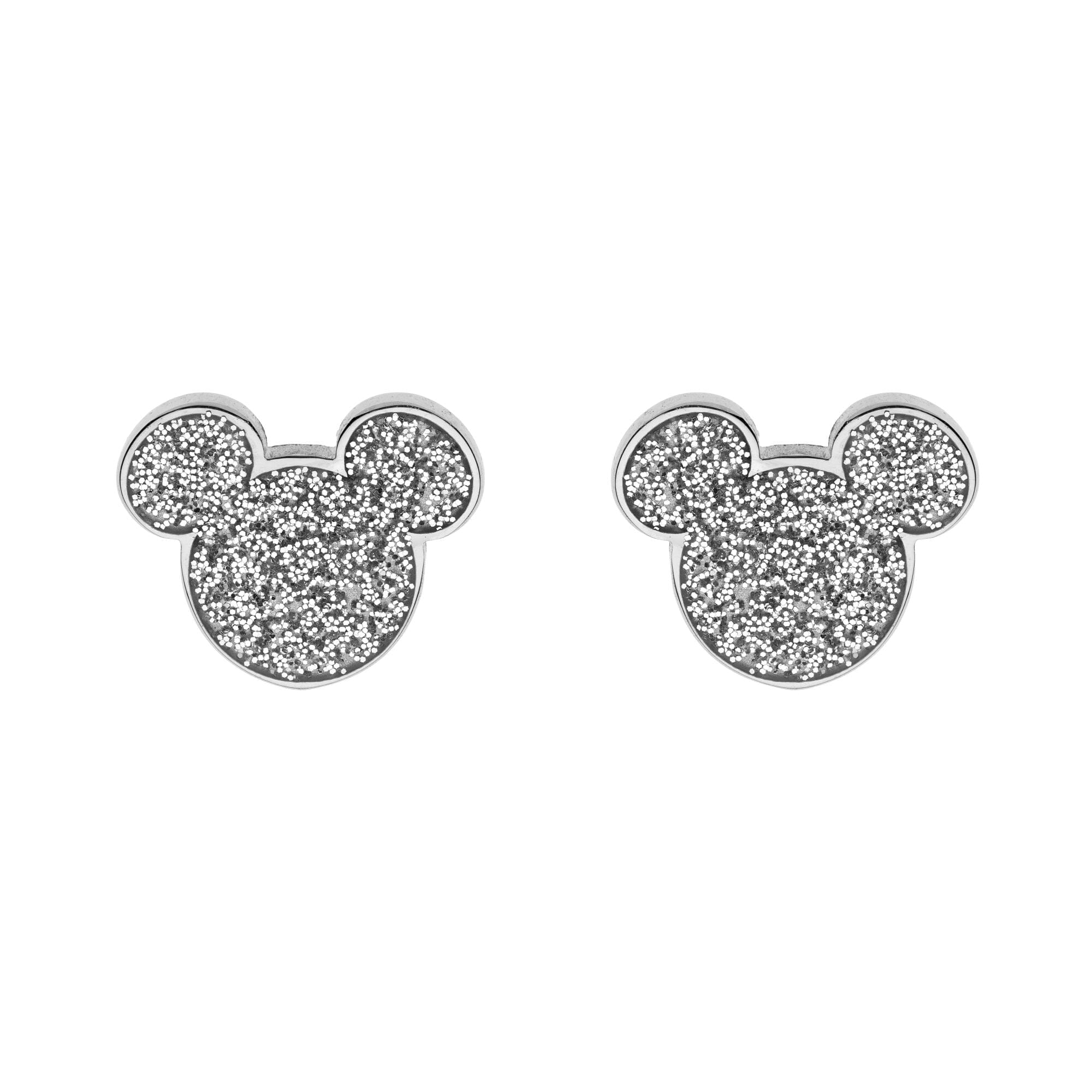 Disney Kinderohrringe Mickey Mouse – Edelstahl, glitzernd poliert ©DISNEY Ohrringe DISNEY