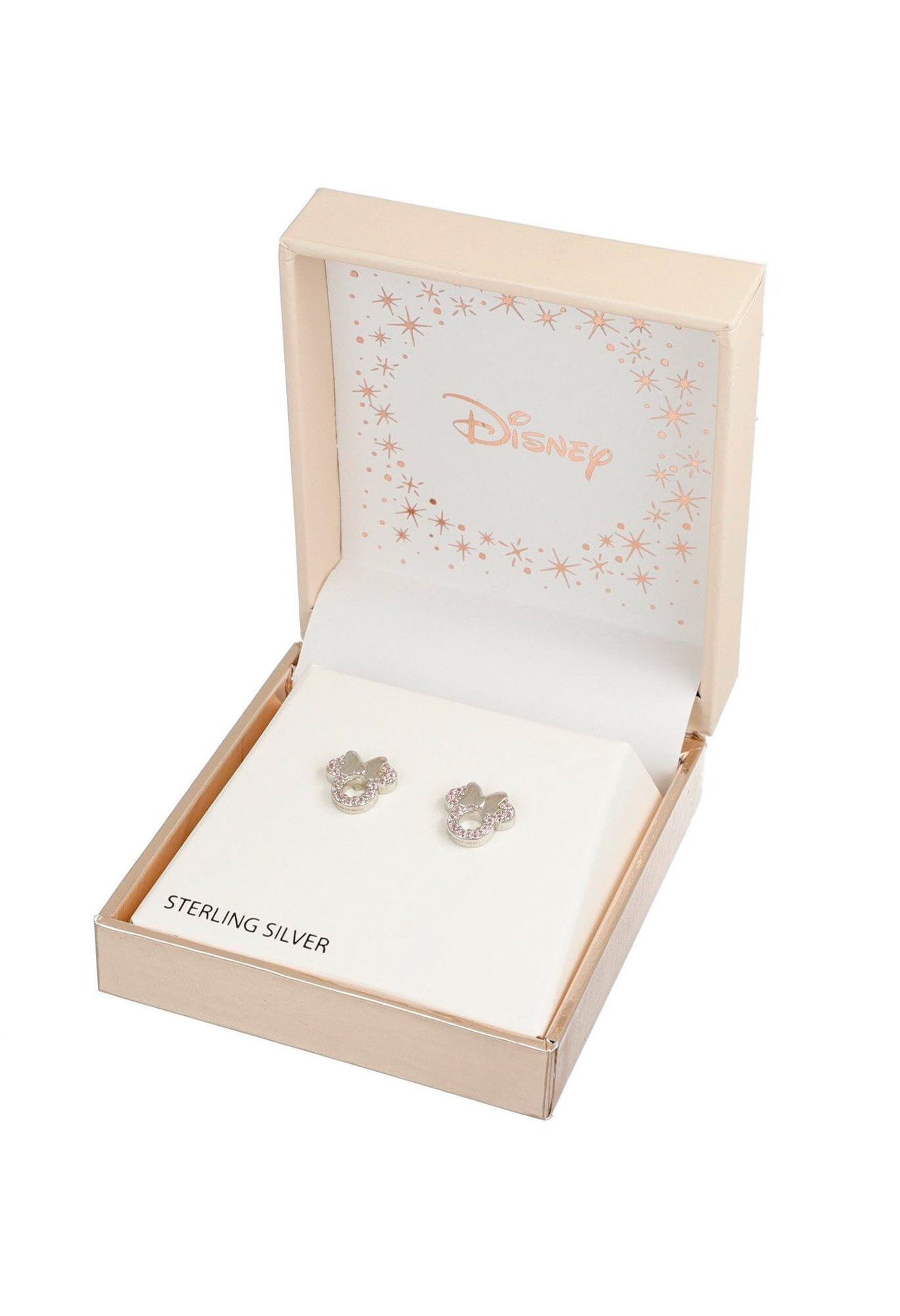 Disney Kinderohrringe Minnie Mouse aus 925er Silber ©DISNEY rosa Ohrringe DISNEY