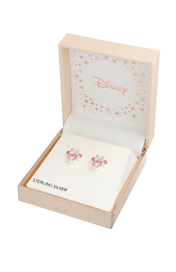 Disney Kinderohrringe Minnie Mouse aus 925er Silber ©DISNEY rosa Ohrringe DISNEY