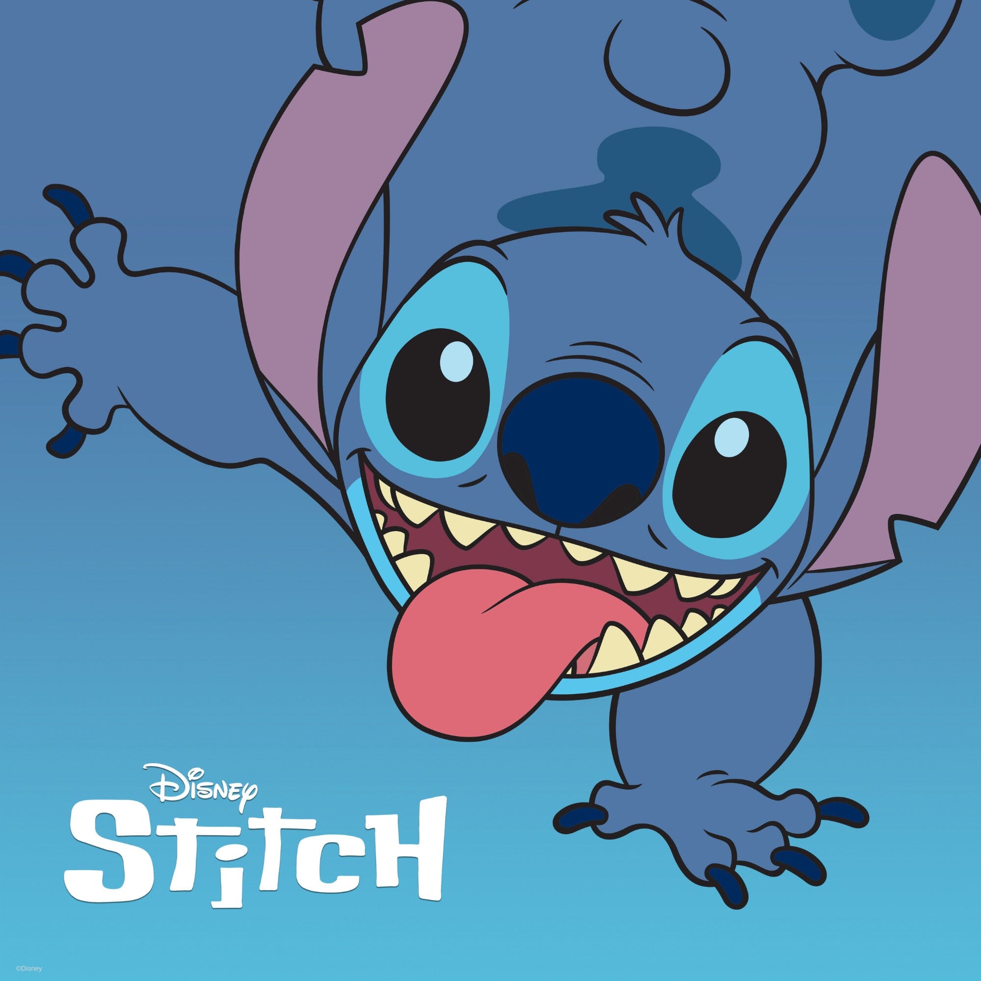 Disney Kinderohrringe Stitch – 925er Silber, farbig emailliert ©DISNEY Ohrringe DISNEY