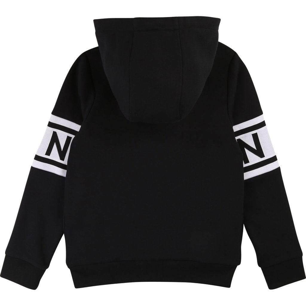 DKNY KIDS Sweatjacke schwarz Logo Hoodie Hoodie DKNY