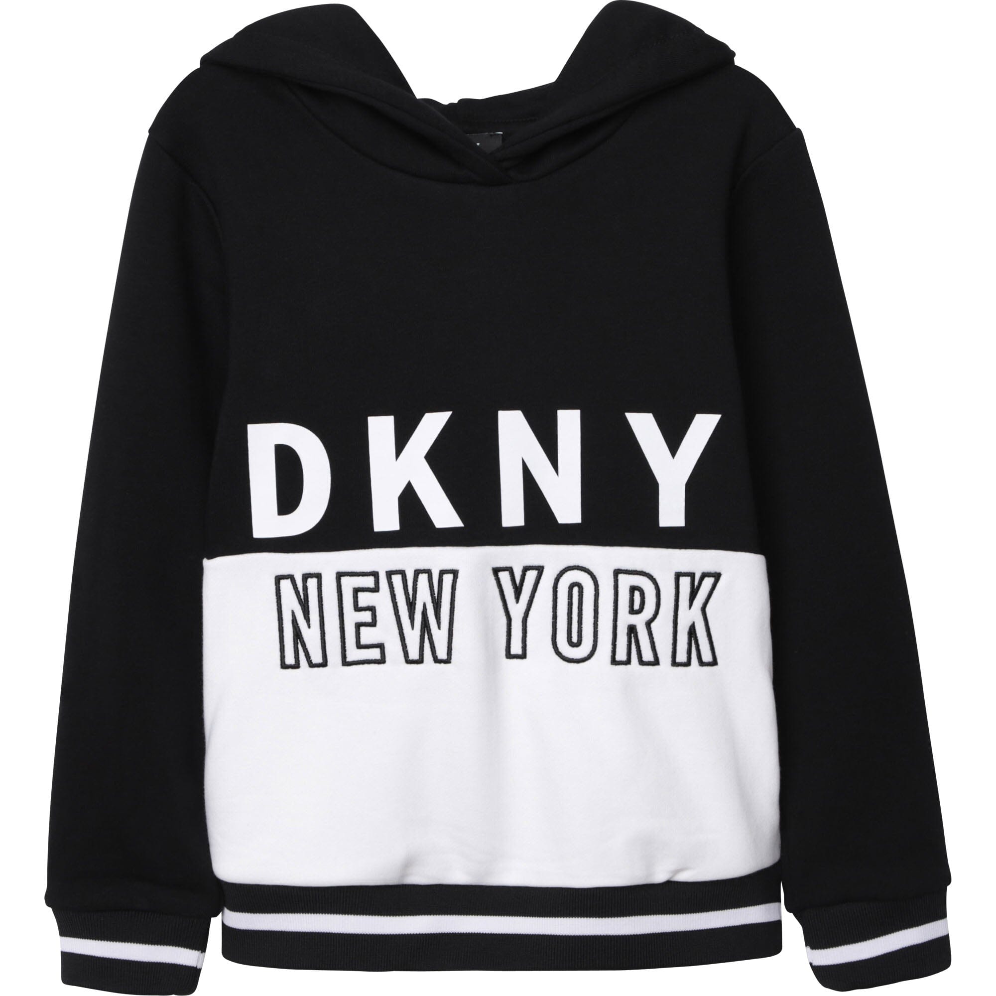 DKNY KIDS Hoodie schwarz French Terry Kapuzensweatshirt Hoodie DKNY