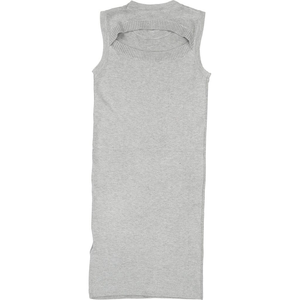 DKNY KIDS Strickkleid ärmellos grau Kleid DKNY