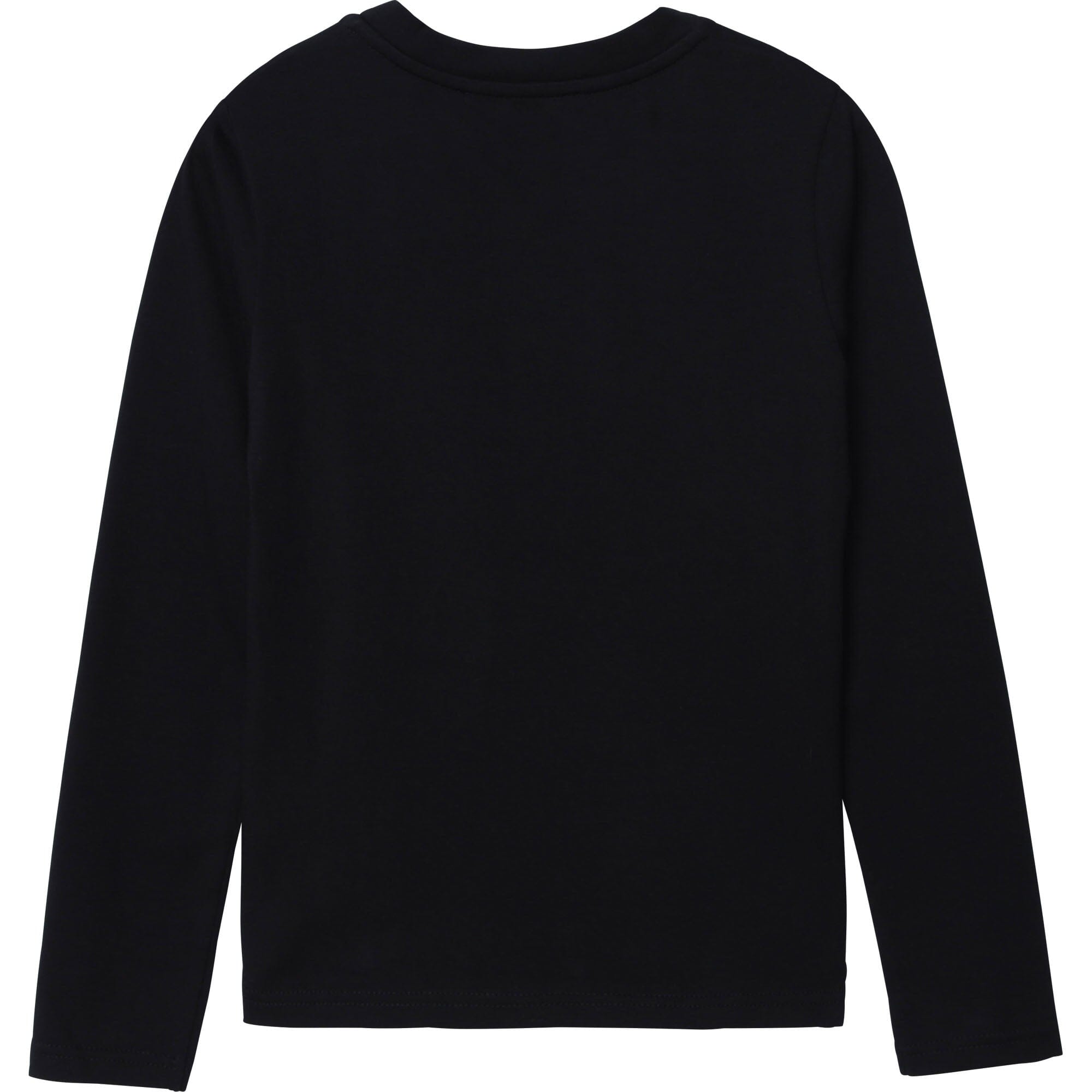 DKNY KIDS Langarmshirt schwarz mit diamond effect Langarmshirt DKNY