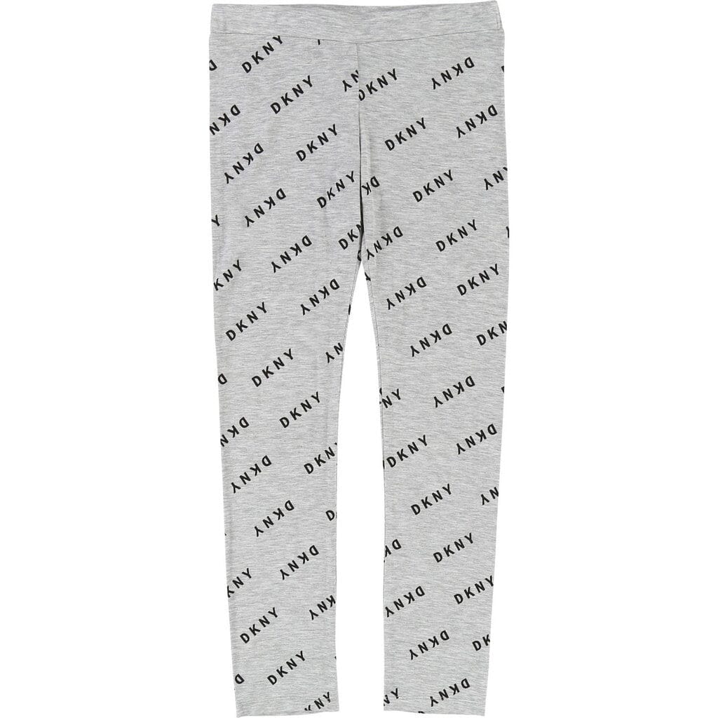 DKNY KIDS Leggings grau schwarz Leggings DKNY