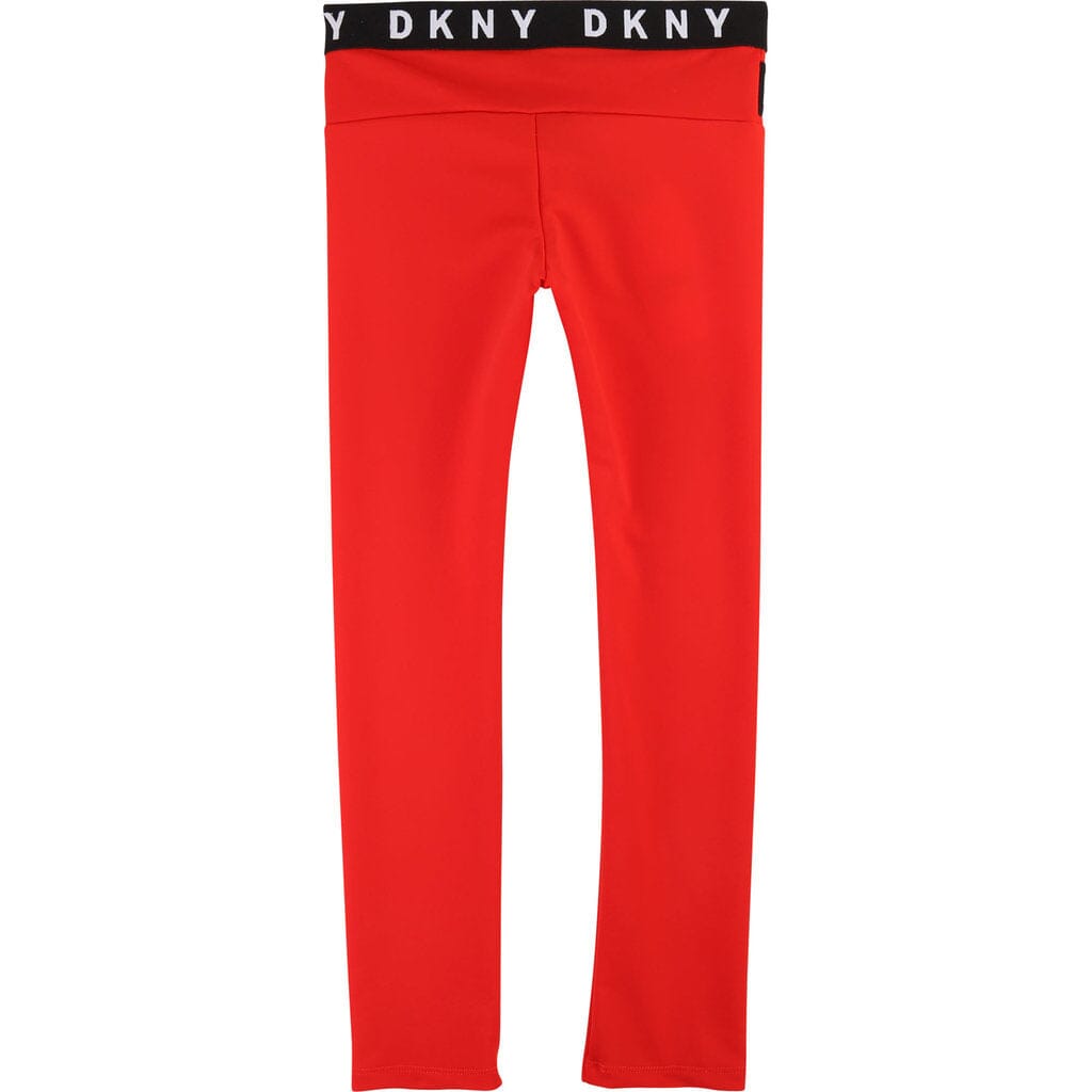 DKNY KIDS Leggings rot schwarz Leggings DKNY