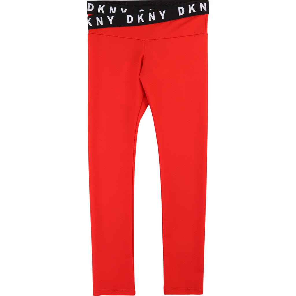 DKNY KIDS Leggings rot schwarz Leggings DKNY