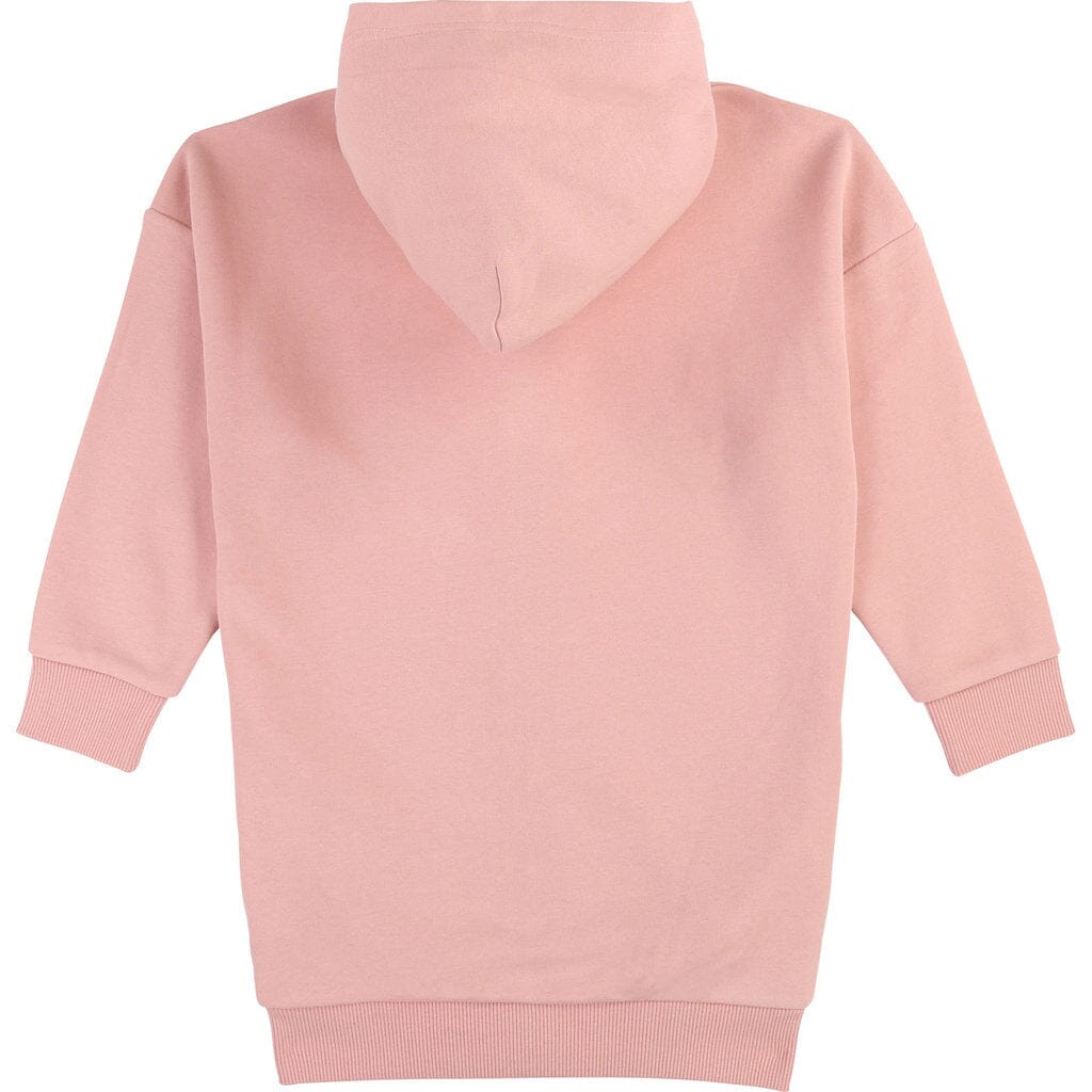 DKNY KIDS Hoodie long rosa mit Logo Hoodie DKNY
