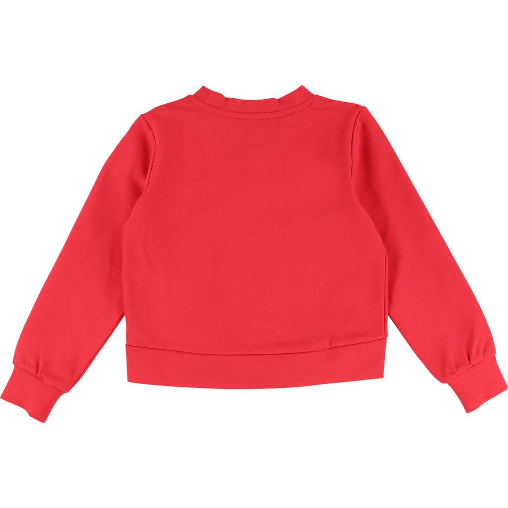 DKNY KIDS Milano Sweatshirt pink mit Logo Sweatshirt DKNY