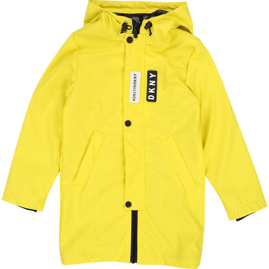 DKNY KIDS Regenmantel gelb Parka Regenmantel DKNY