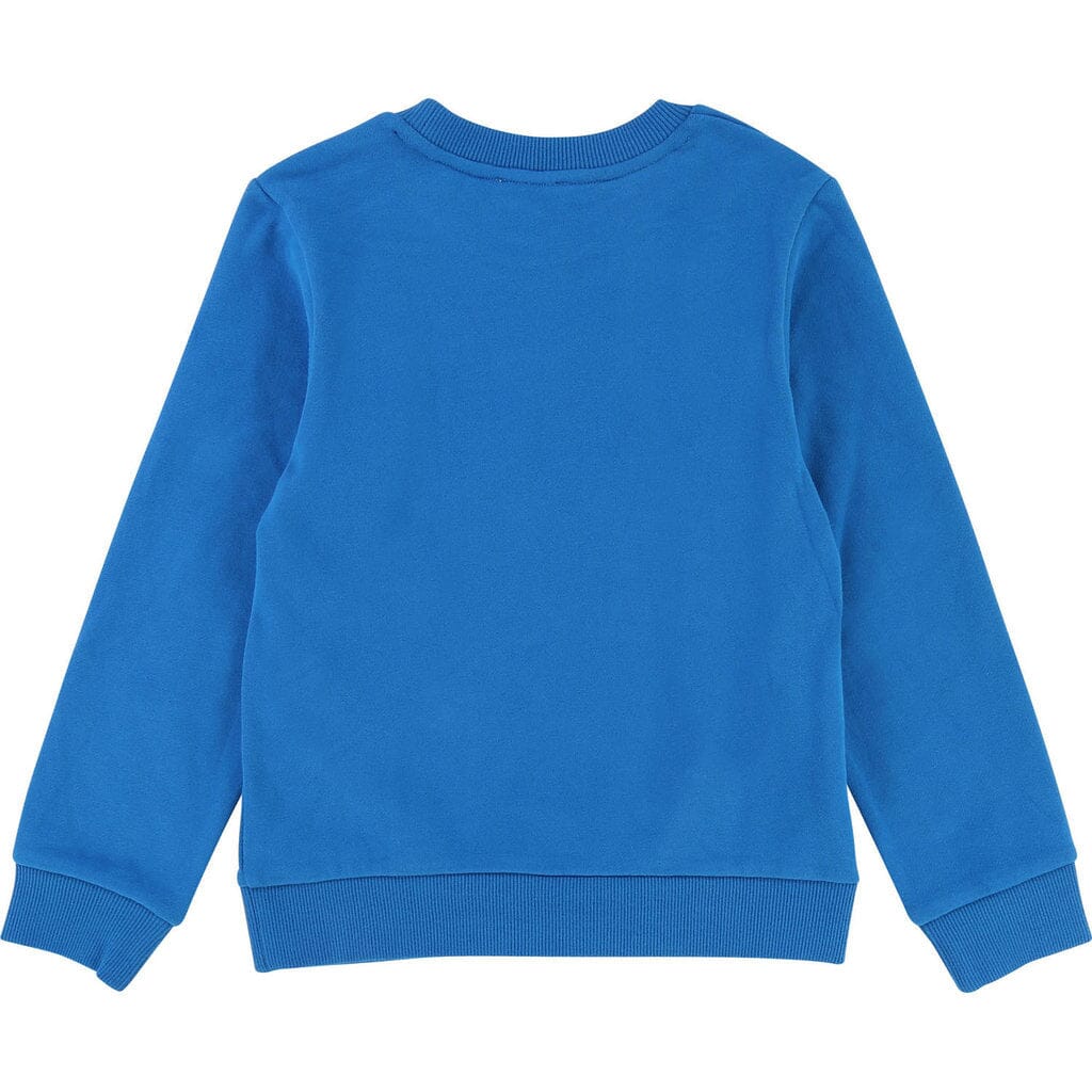 DKNY KIDS Sweatjacke blau mit Logo Sweatjacke DKNY