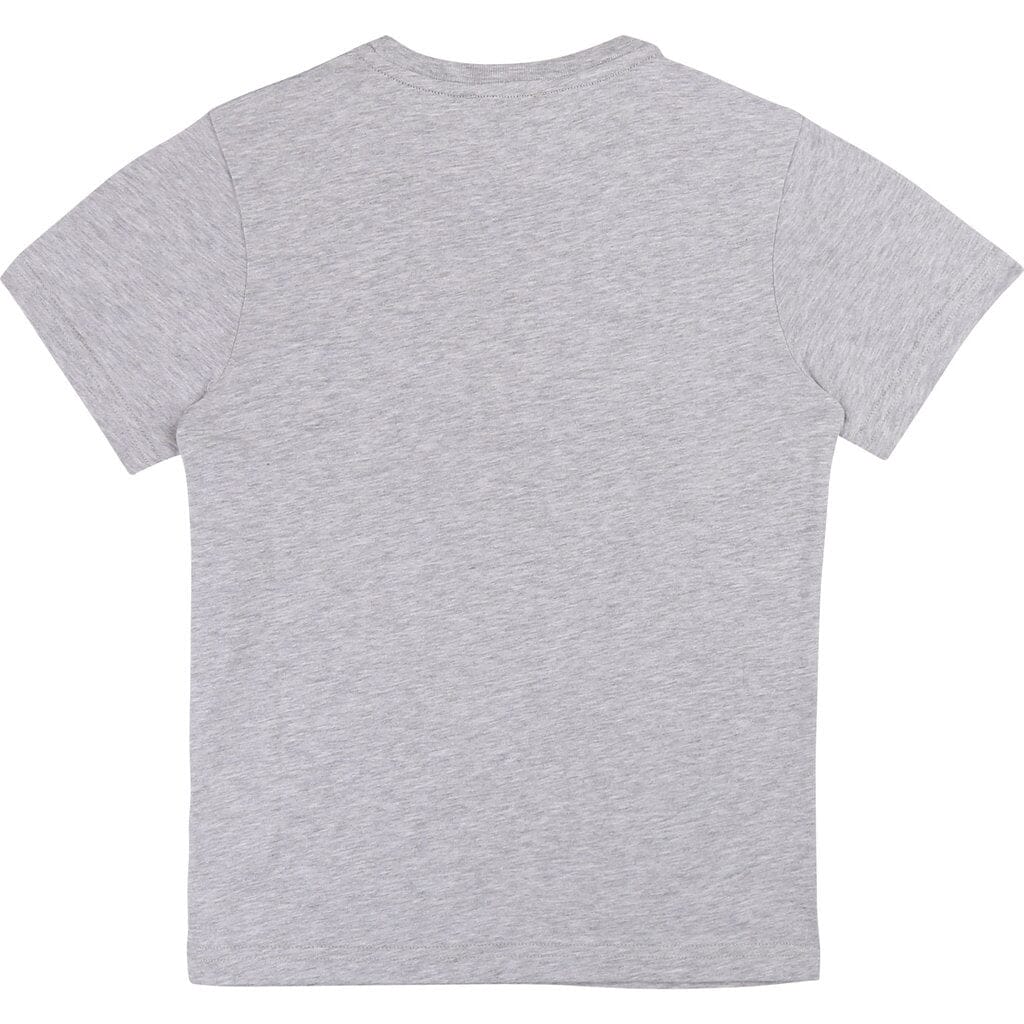 DKNY KIDS T-Shirt grau gelb mit Logo T-Shirt DKNY
