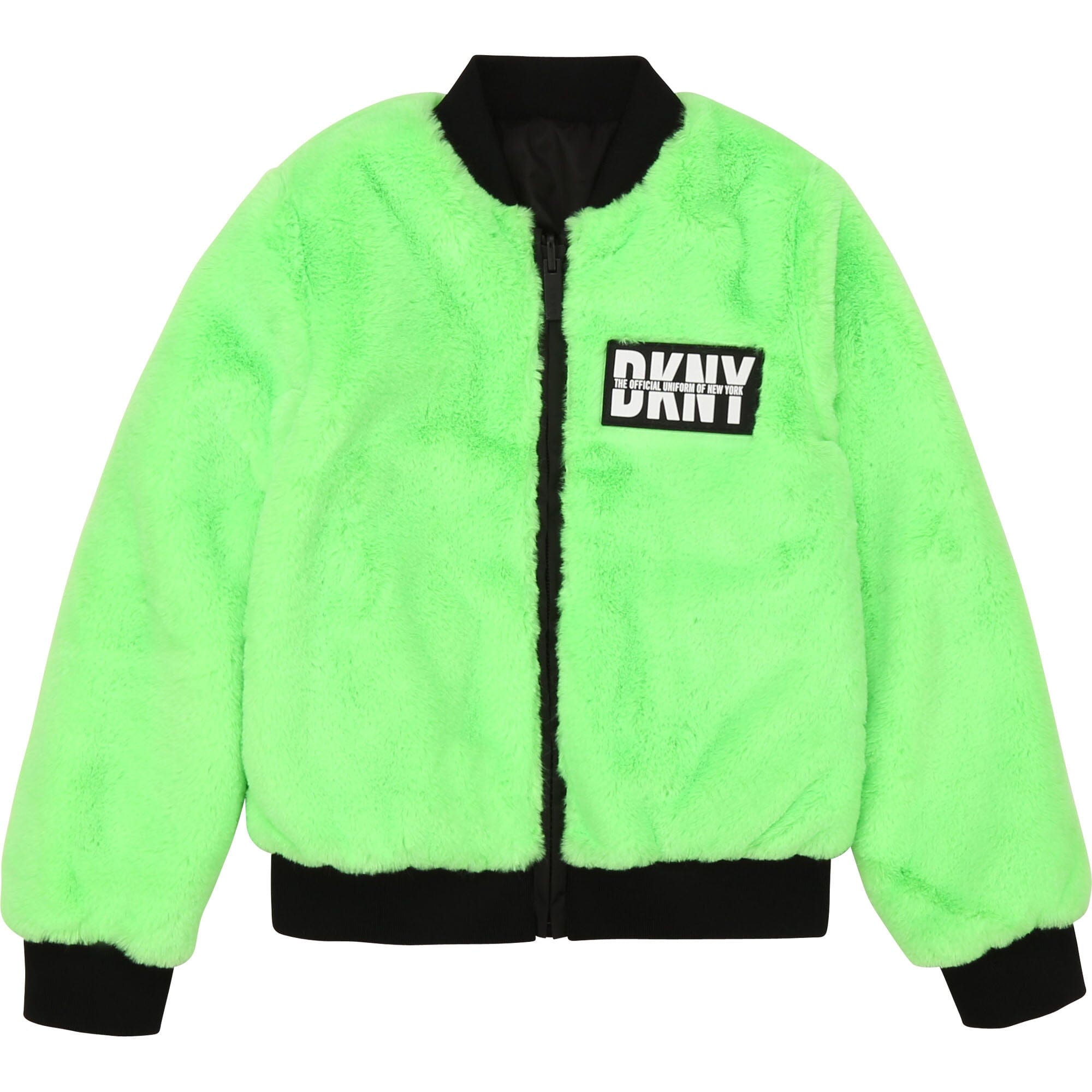 DKNY KIDS Jacke Wendejacke neon grün Jacke DKNY