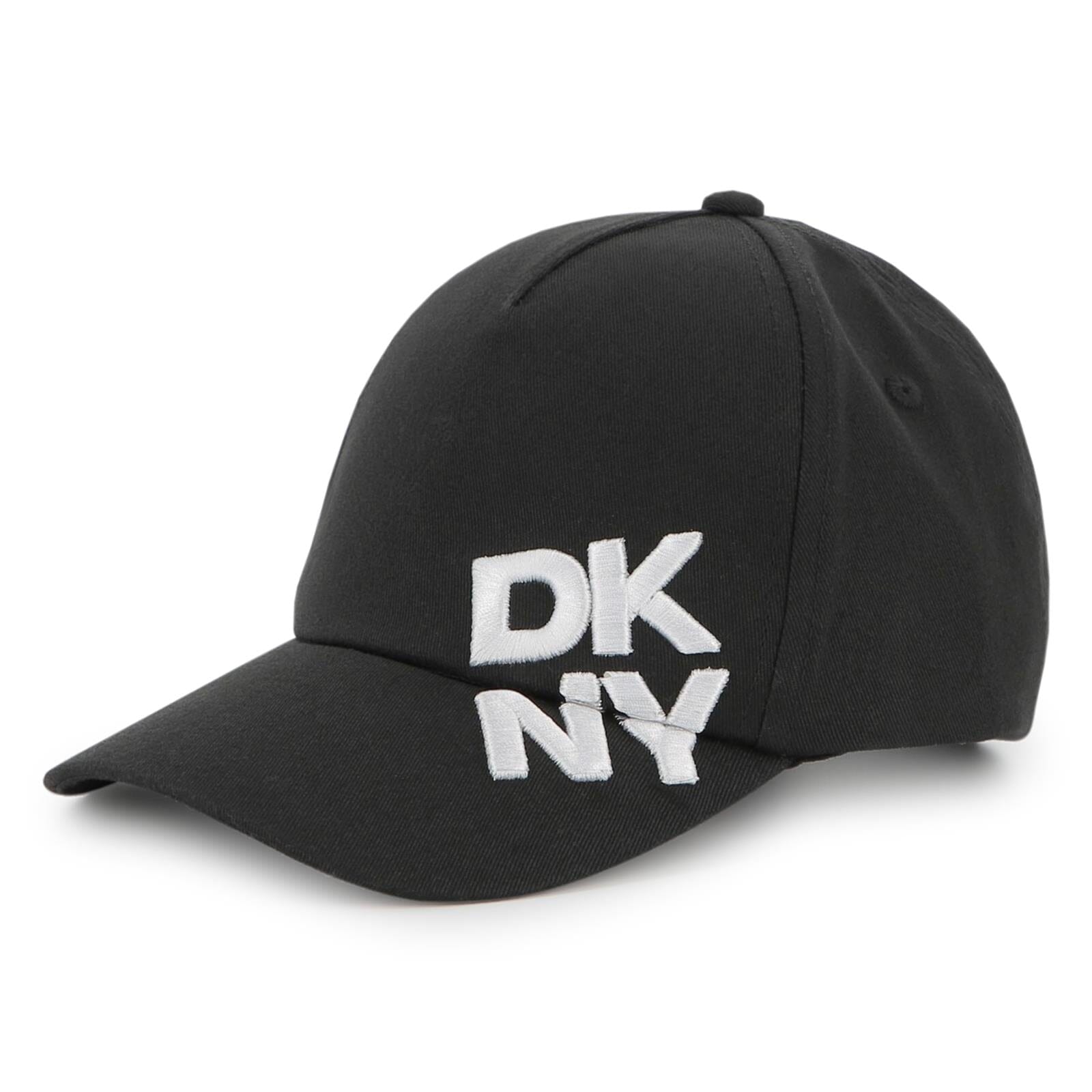 DKNY Kinder-Kappe aus Twill mit 3D-Logo – Schwarz Cap DKNY 54 cm ( 8-12 Jahre)