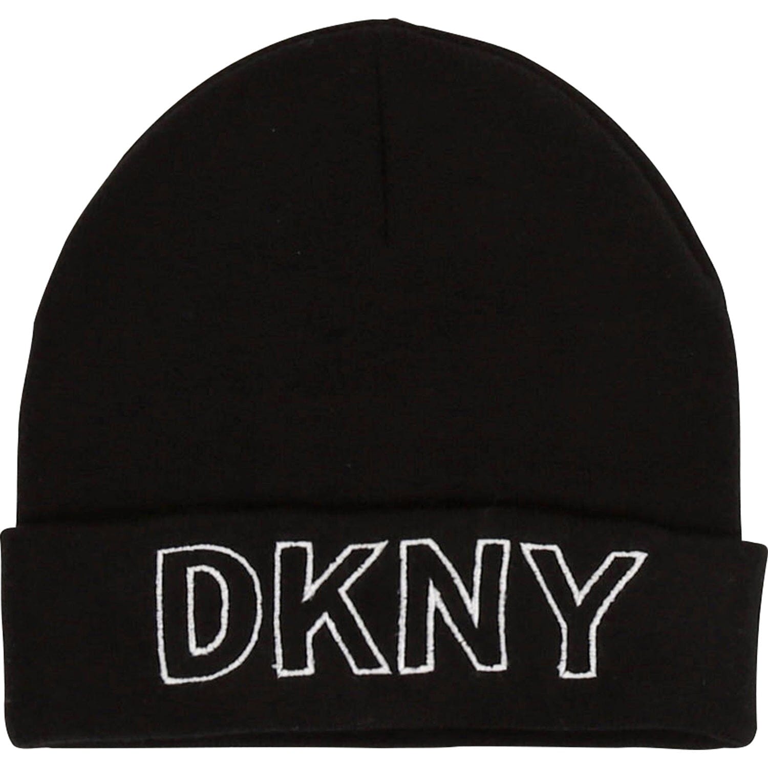 DKNY KIDS Mütze mit Logo Stitching schwarz Mützen DKNY