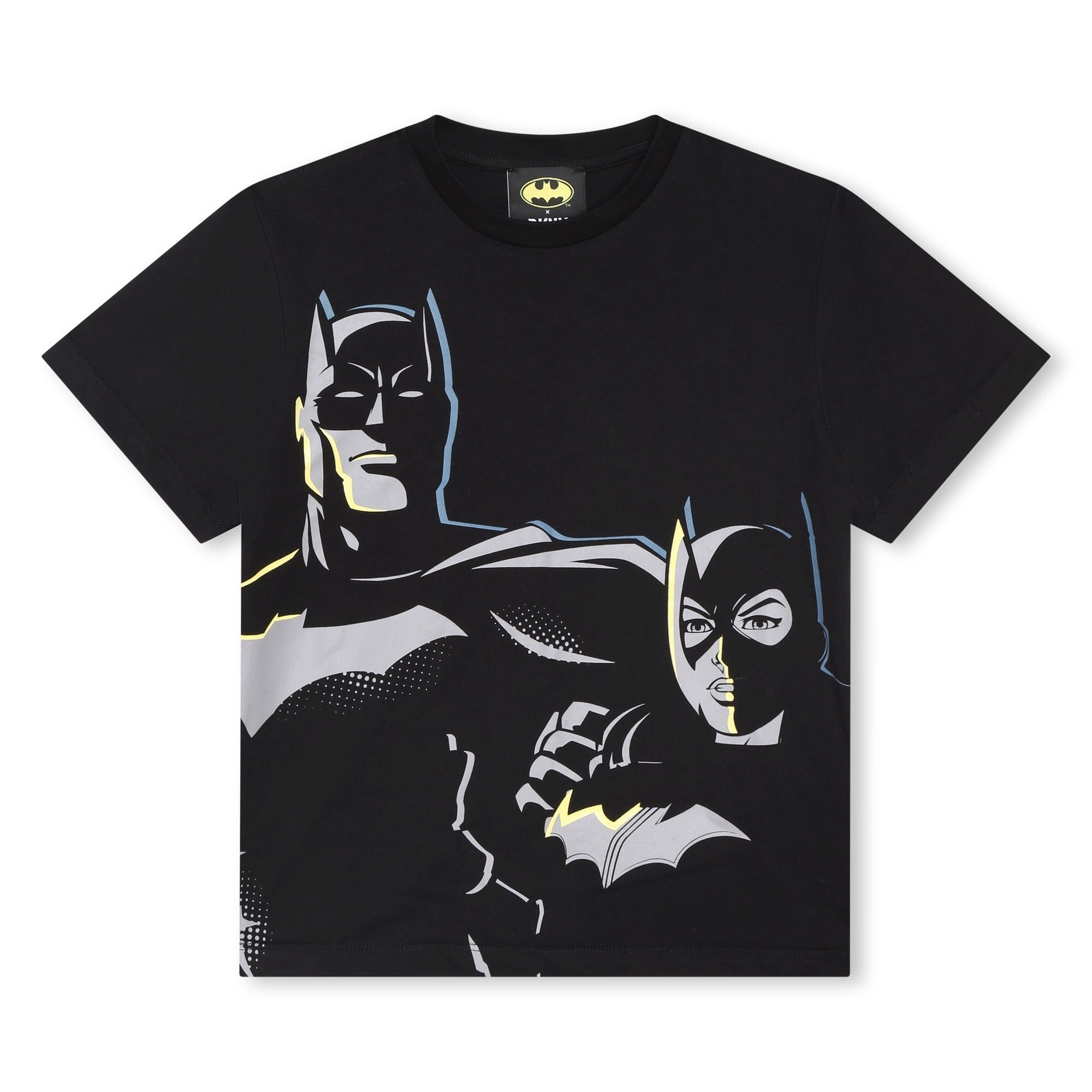 DKNY Kids T-Shirt Batman- & Batgirl-Print schwarz T-Shirt DKNY