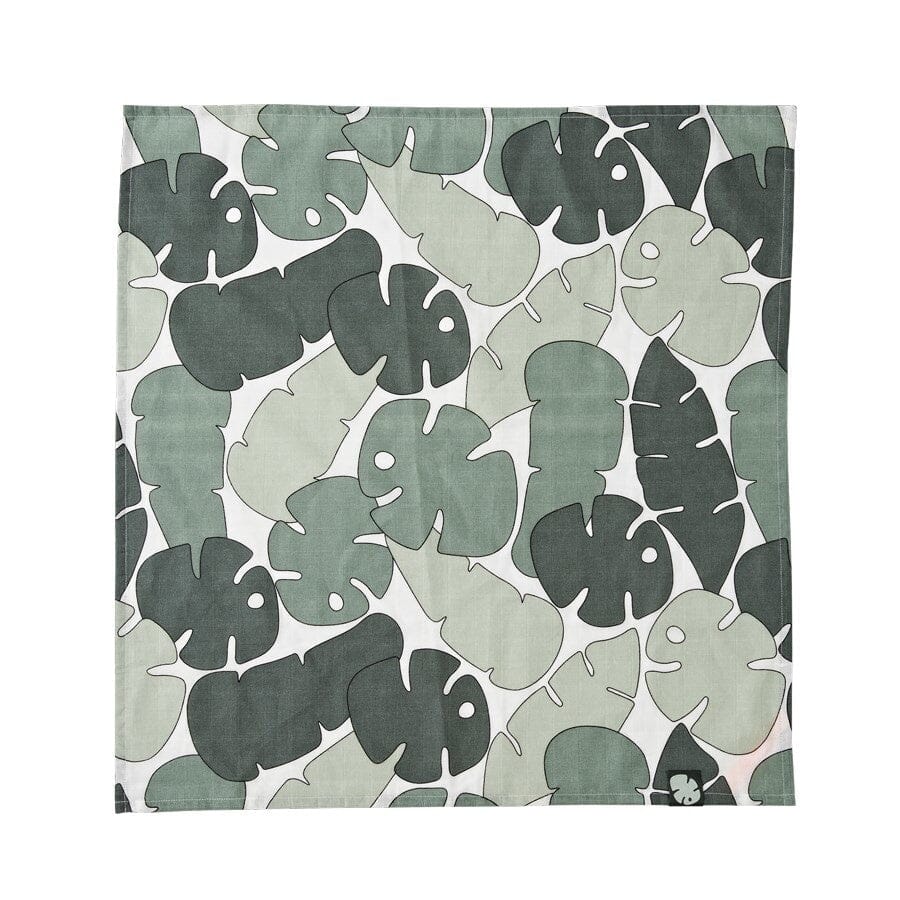 Done By Deer Musselin Swaddle Tiny tropics Green 2 er pack Kuscheltücher Done by Deer