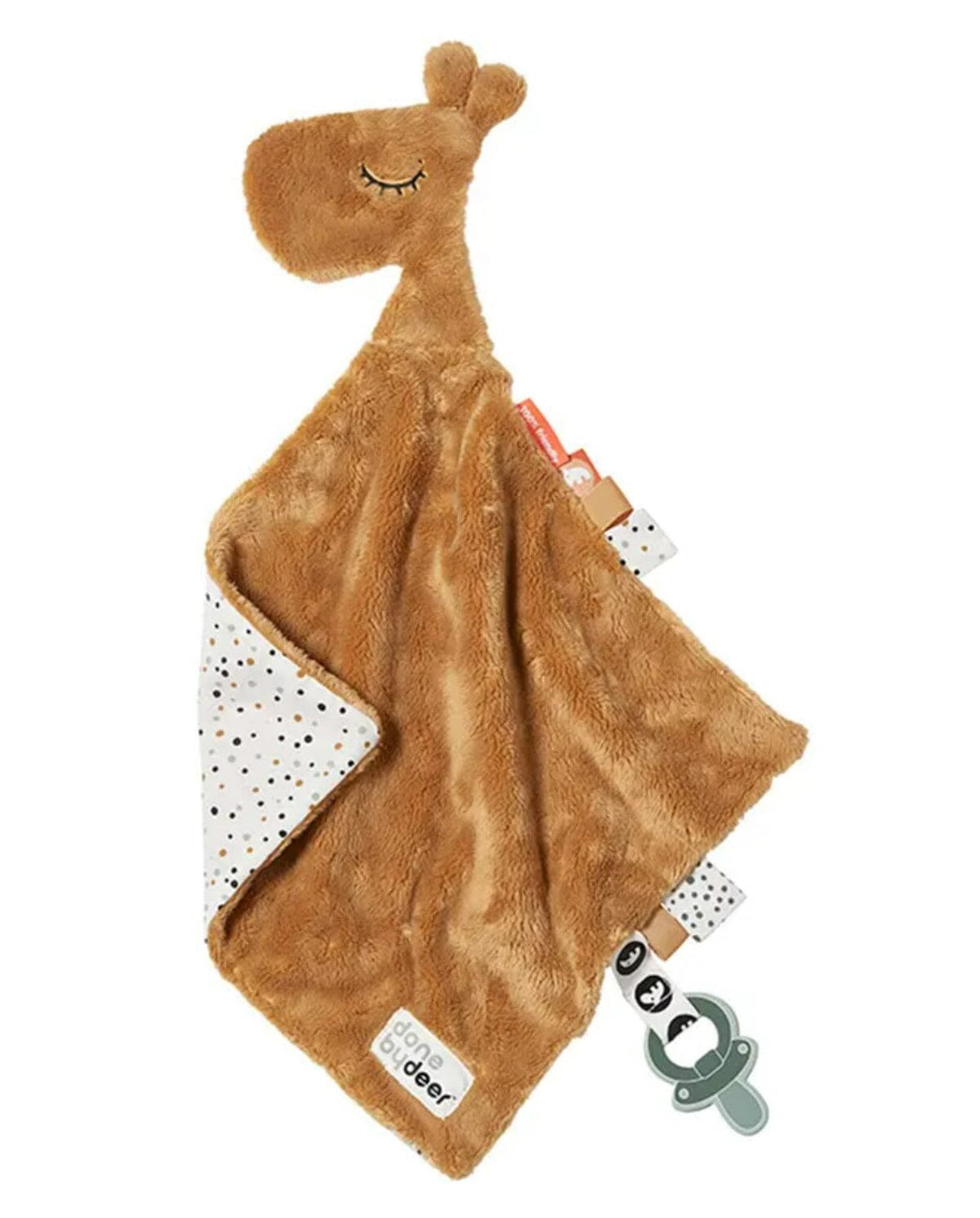 Done By Deer Schmusetuch Raffi die Giraffe mustard kuschelig weich Kuscheltuch Done by Deer