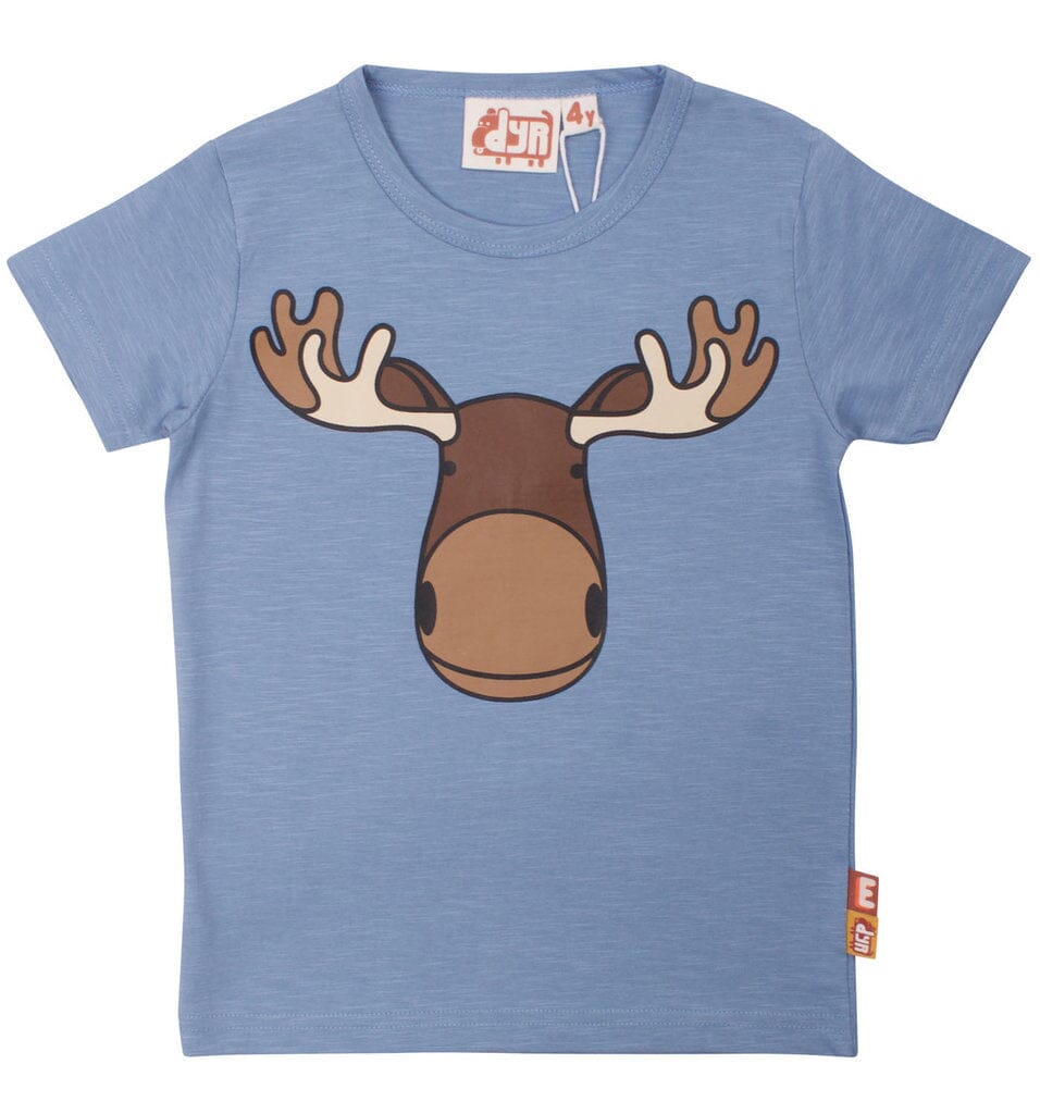 DYR by DANEFAE T-Shirt Elch blau T-Shirt Danefae