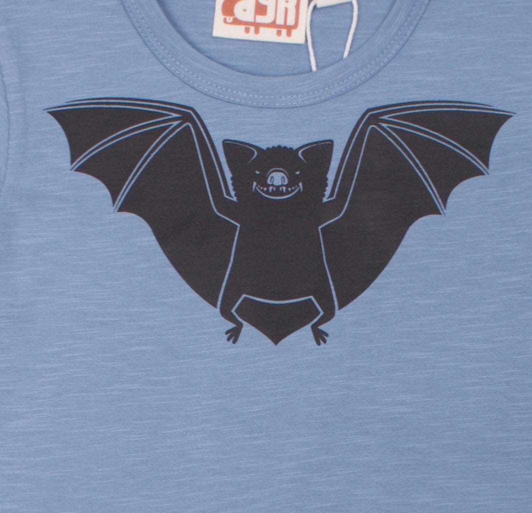 DYR by DANEFAE T-Shirt Fledermaus hellblau T-Shirt Danefae