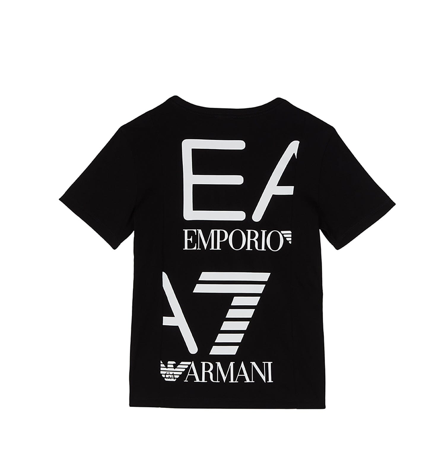 EA7 Emporio Armani T-Shirt schwarz mit Logo T-Shirt EMPORIO ARMANI