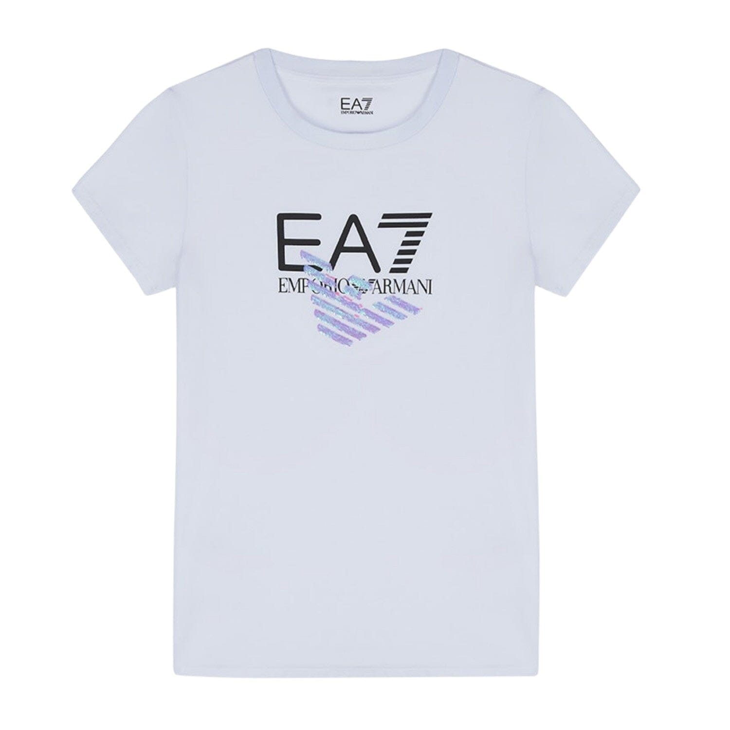 EA7 Emporio Armani T-Shirt weiß mit Logo T-Shirt EMPORIO ARMANI
