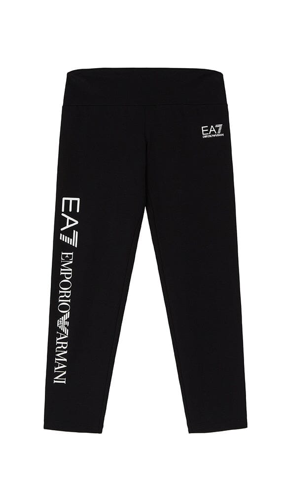 EA7 Emporio Armani Shiny Kinder Leggings mit Logo Details Leggings EMPORIO ARMANI