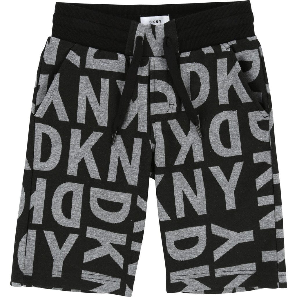 DKNY KIDS Bermuda schwarz weiß Shorts DKNY