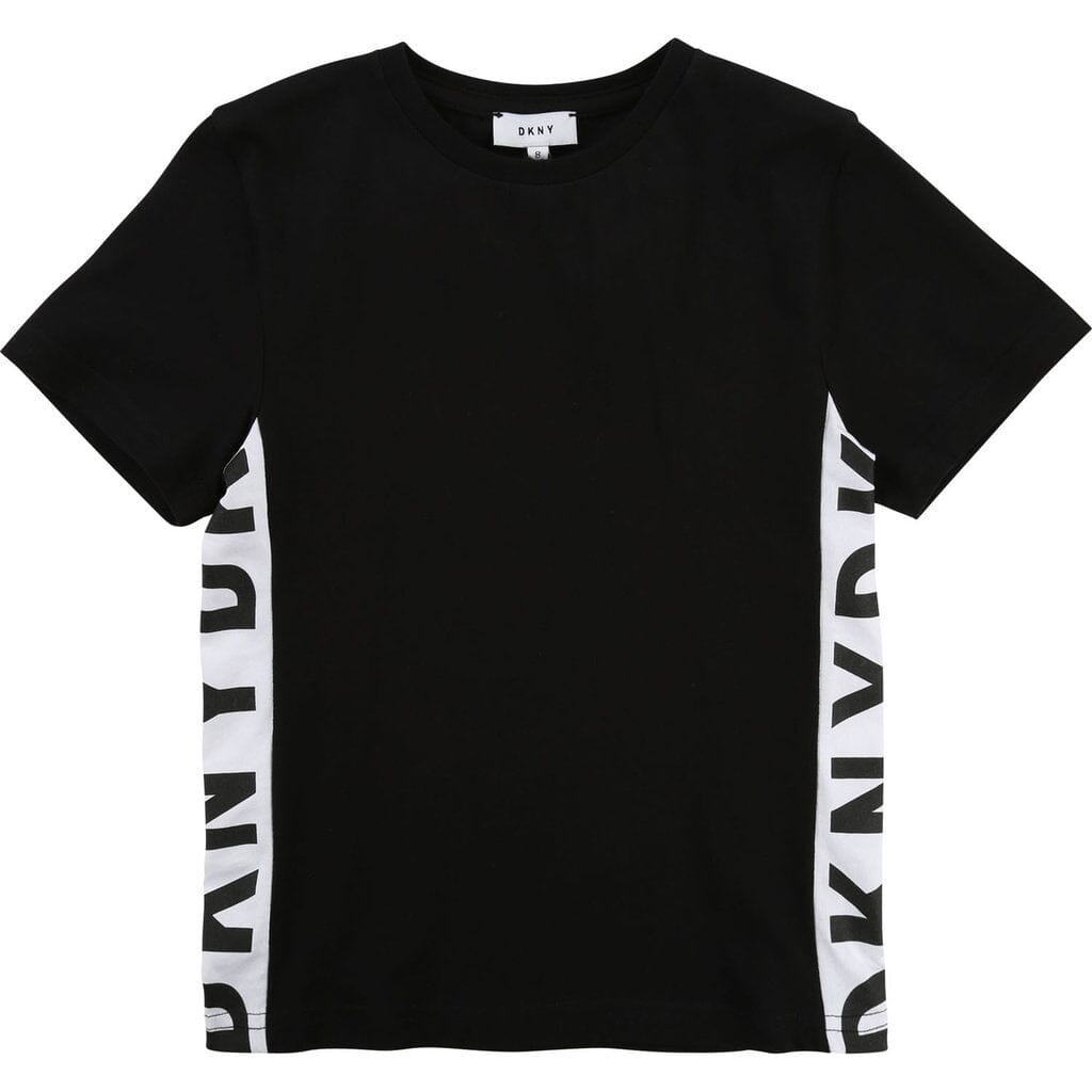 DKNY KIDS T-Shirt schwarz mit Logoprint T-Shirt DKNY
