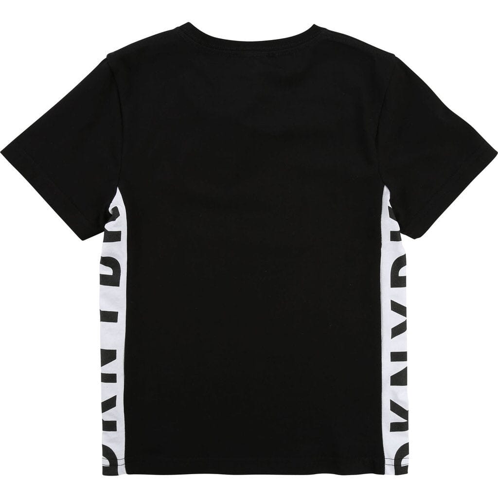 DKNY KIDS T-Shirt schwarz mit Logoprint T-Shirt DKNY