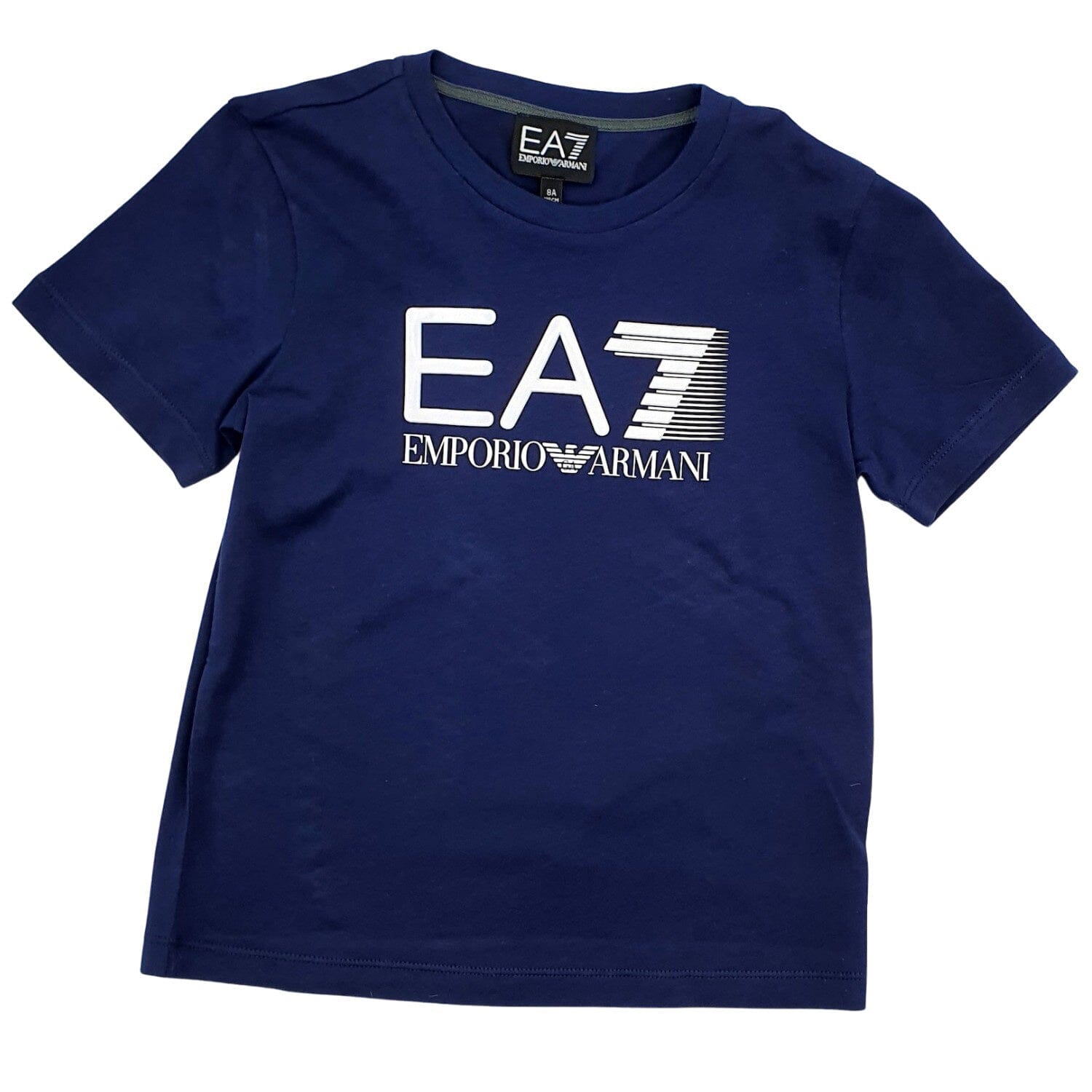 EA7 Emporio Armani T-Shirt blau mit Logo T-Shirt EMPORIO ARMANI